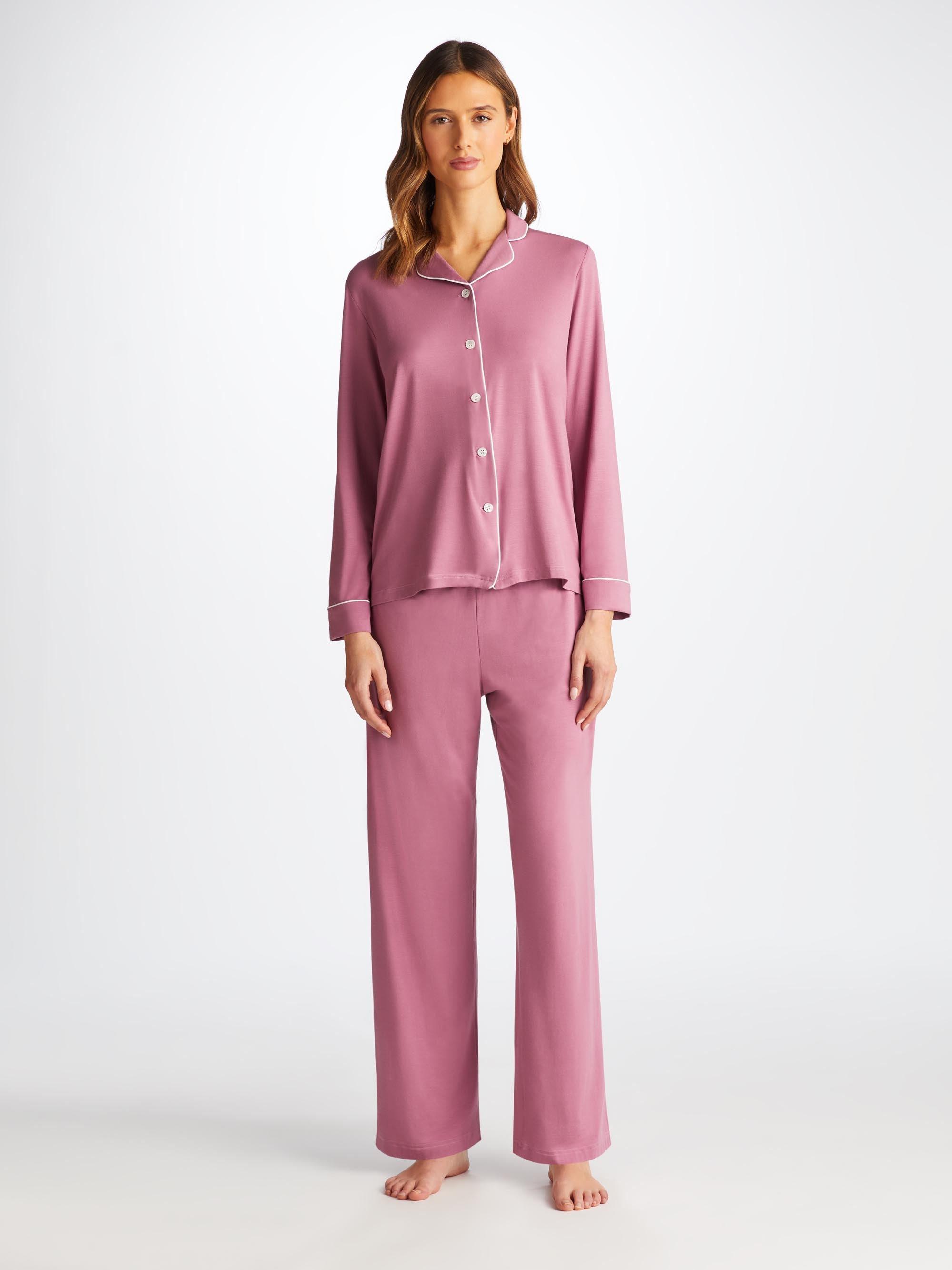 Women's Pajamas Lara Micro Modal Stretch Orchid Purple