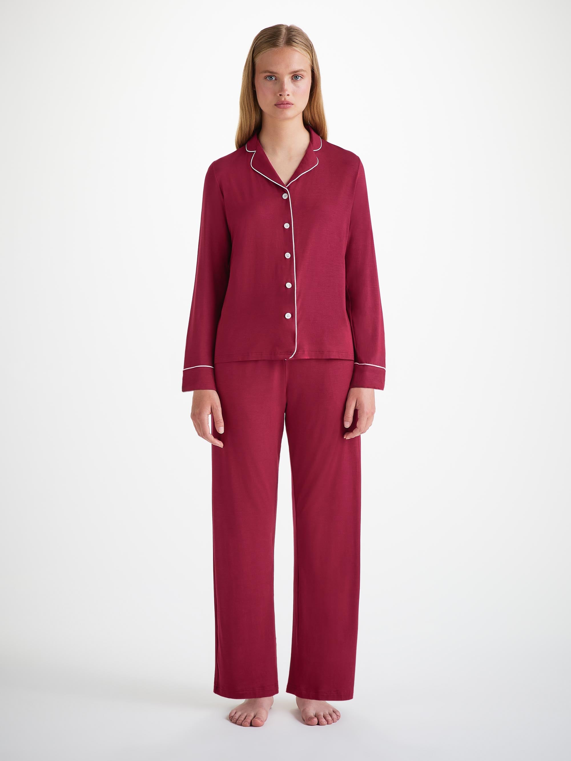 Women's Pajamas Lara Micro Modal Stretch Claret