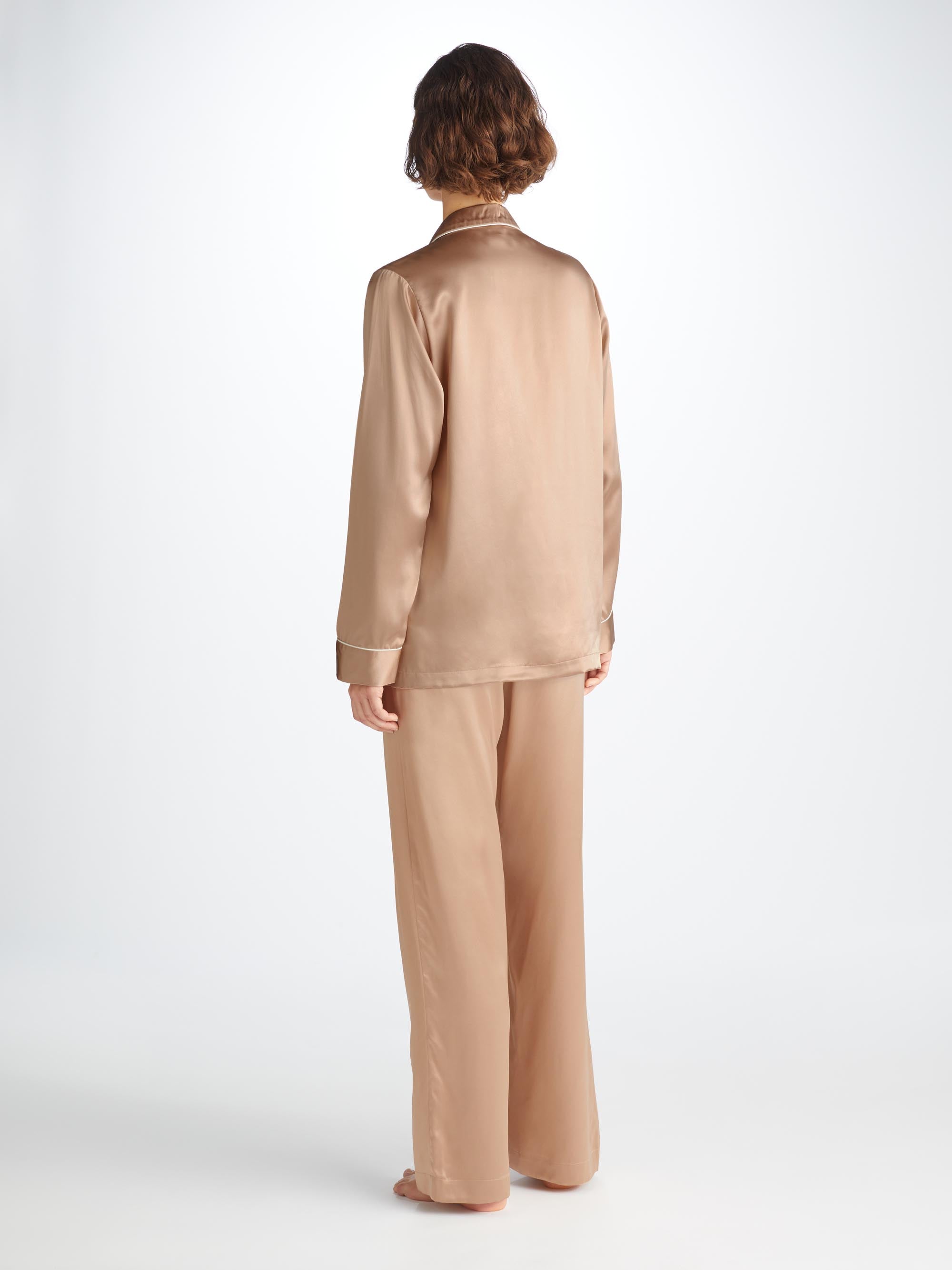 Women's Pajamas Bailey Silk Satin Bronze