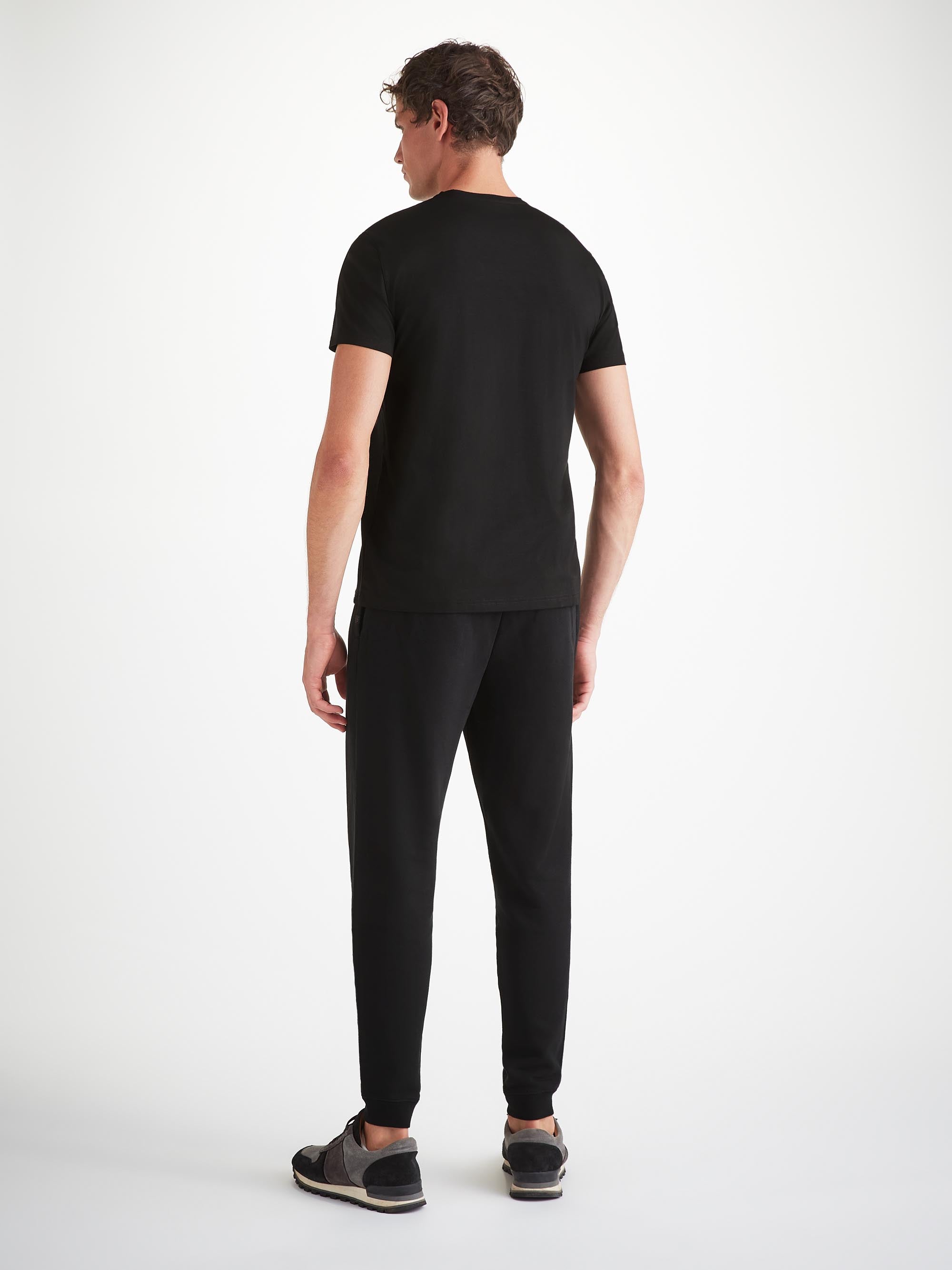 Men's T-Shirt Basel Micro Modal Stretch Black