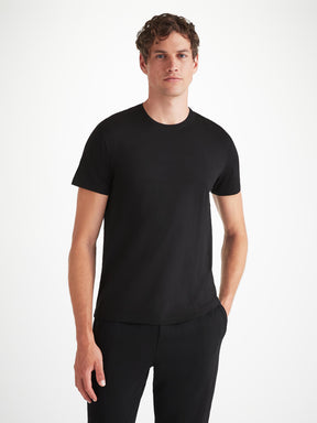 Men's T-Shirt Basel Micro Modal Stretch Black