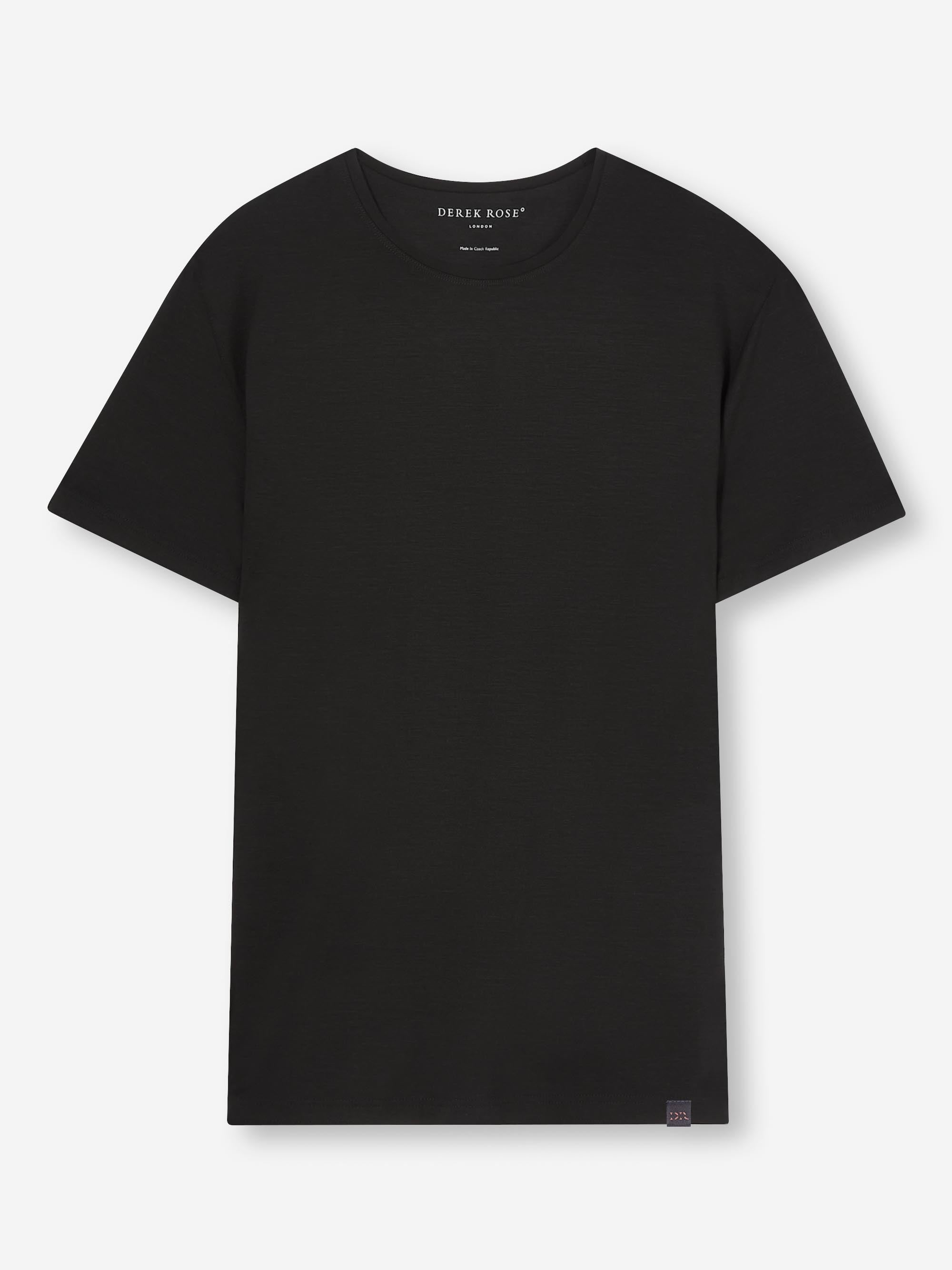 Men's T-Shirt Basel Micro Modal Stretch Black