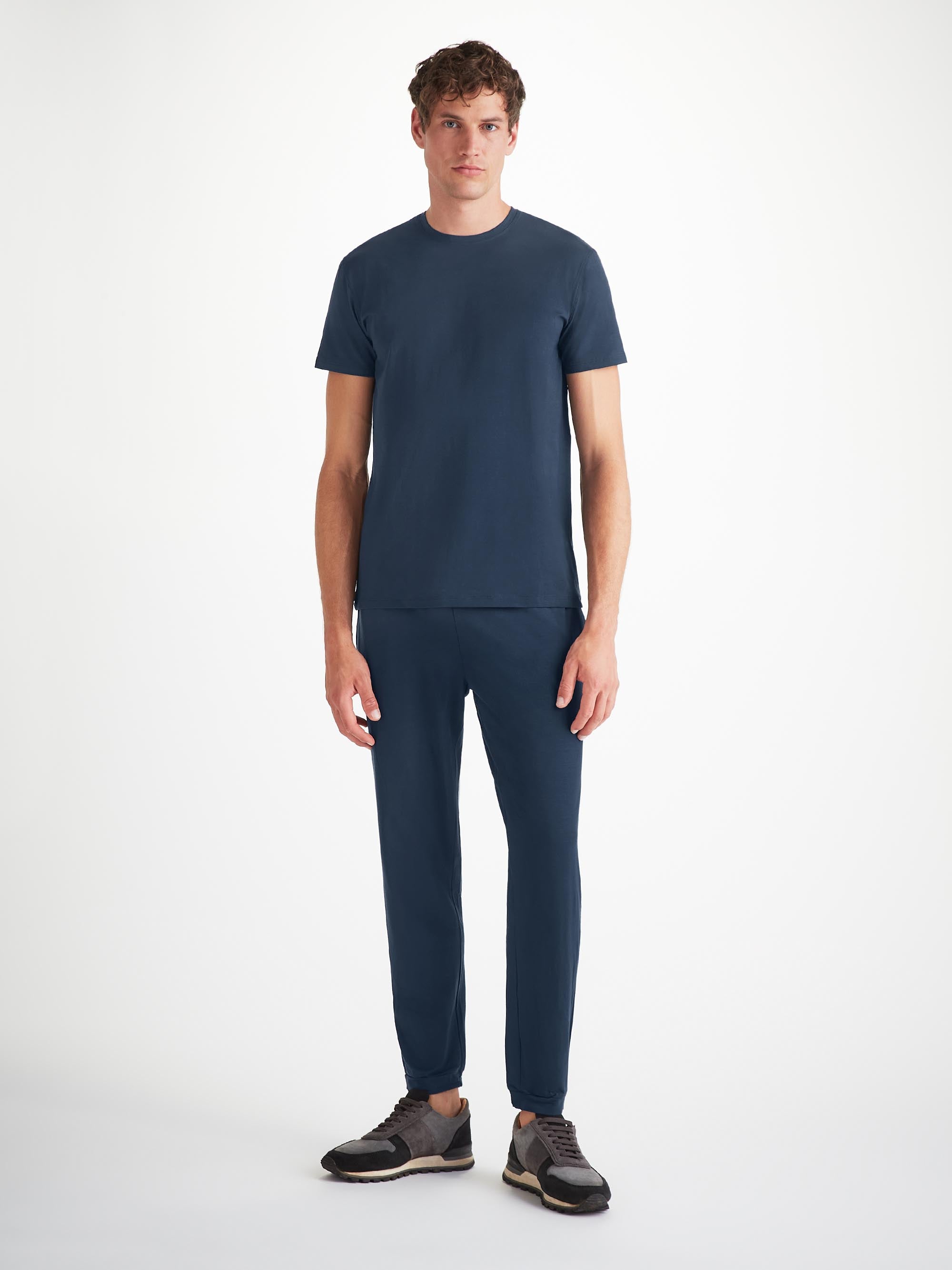 Men's T-Shirt Basel Micro Modal Stretch Navy