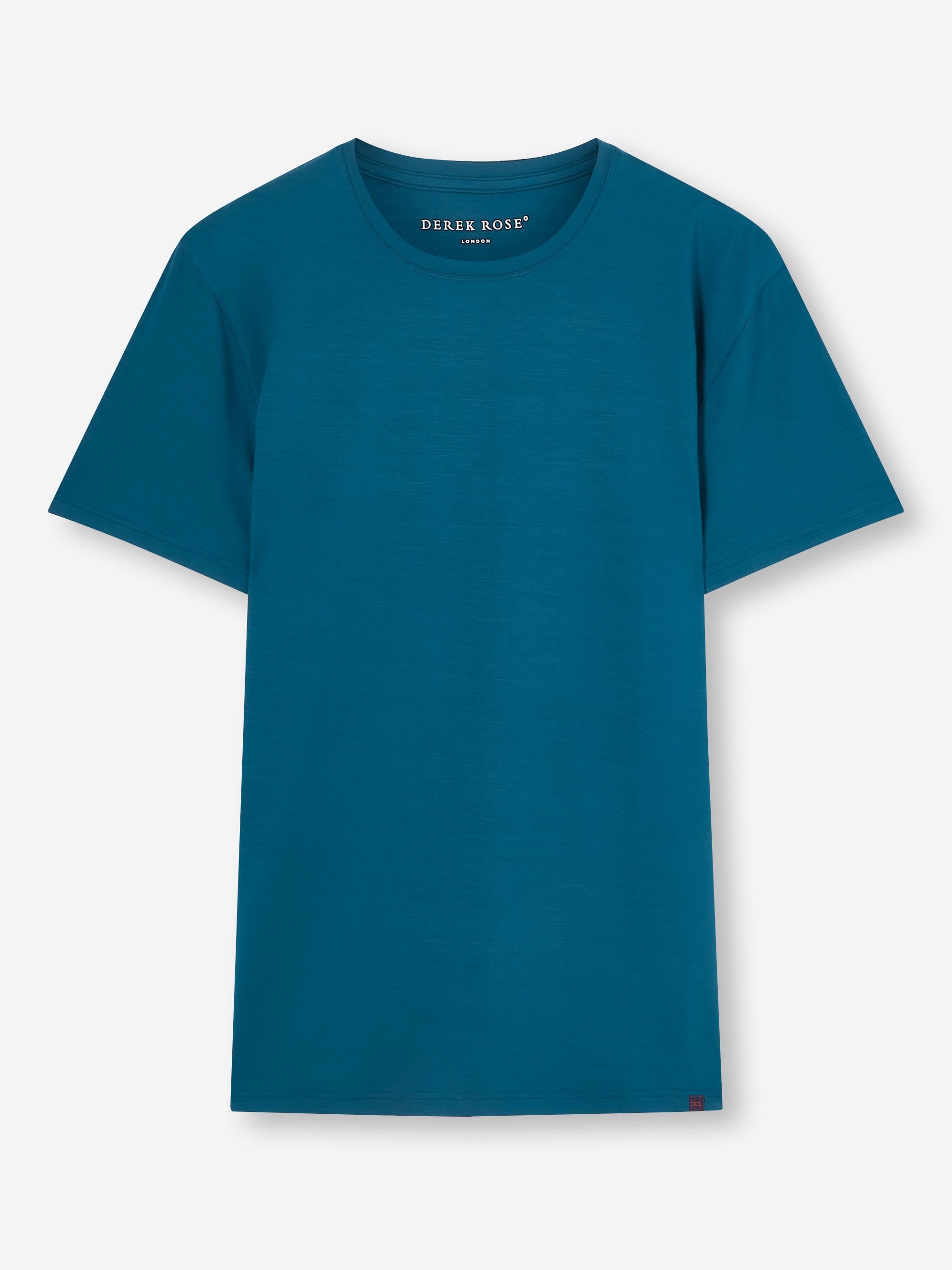 Men's T-Shirt Basel Micro Modal Stretch Poseidon Blue