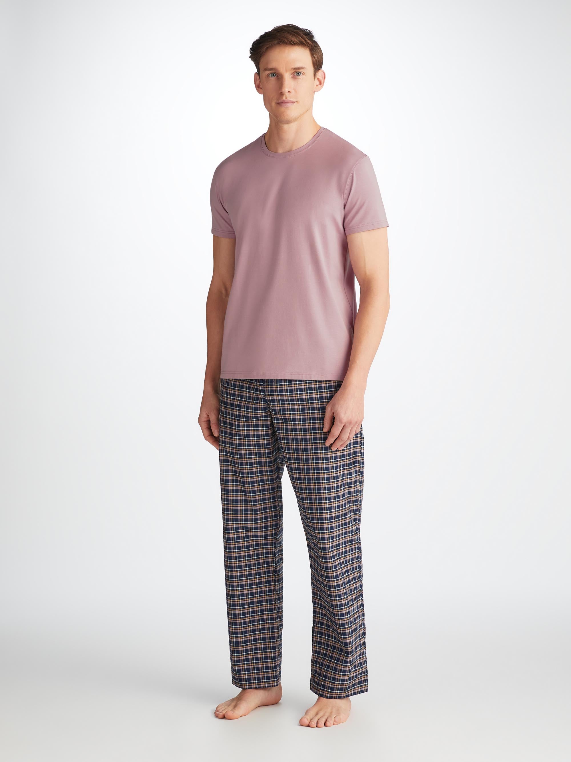 Men's T-Shirt Basel Micro Modal Stretch Mauve