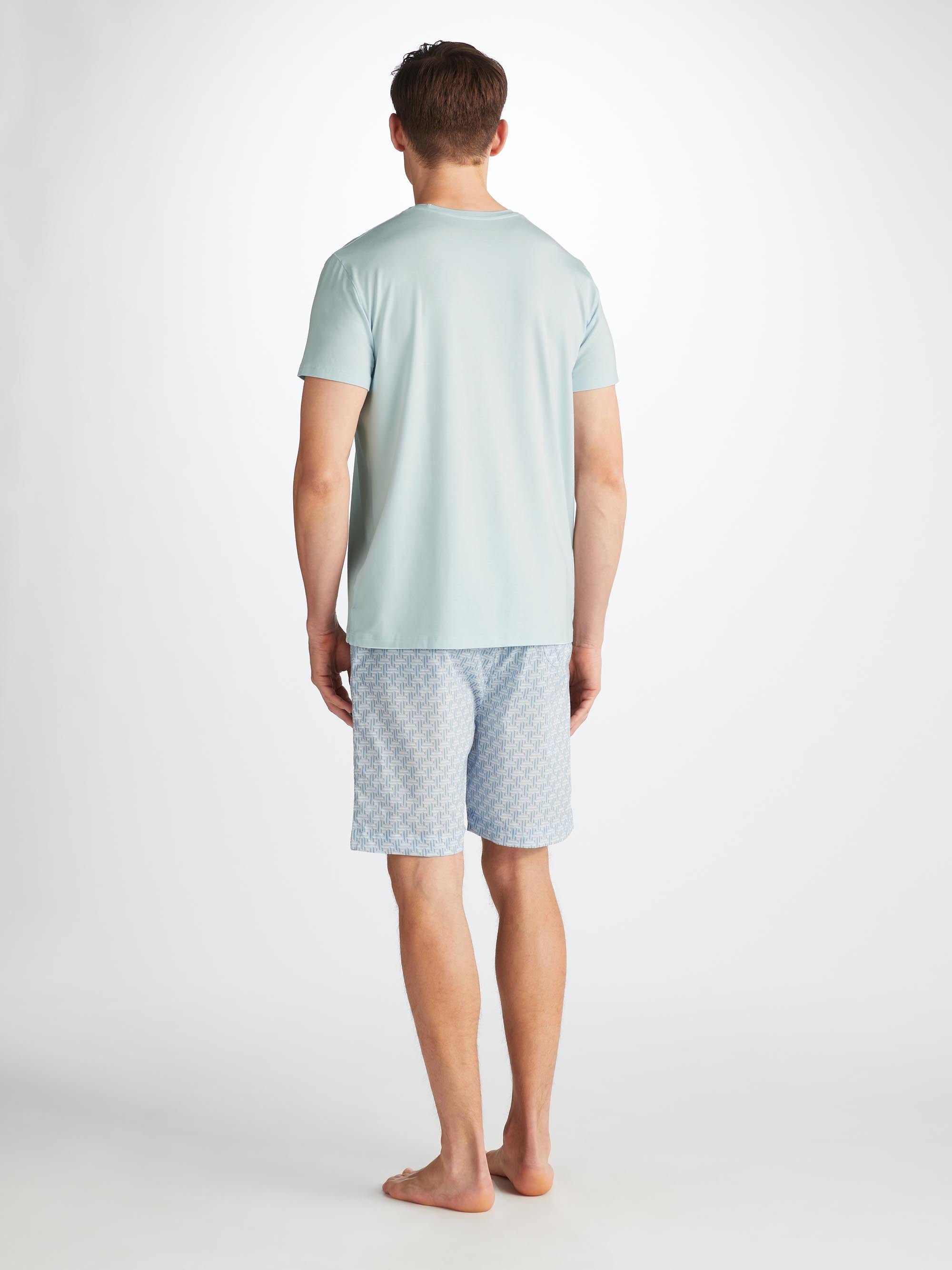 Men's T-Shirt Basel Micro Modal Stretch Ice Blue