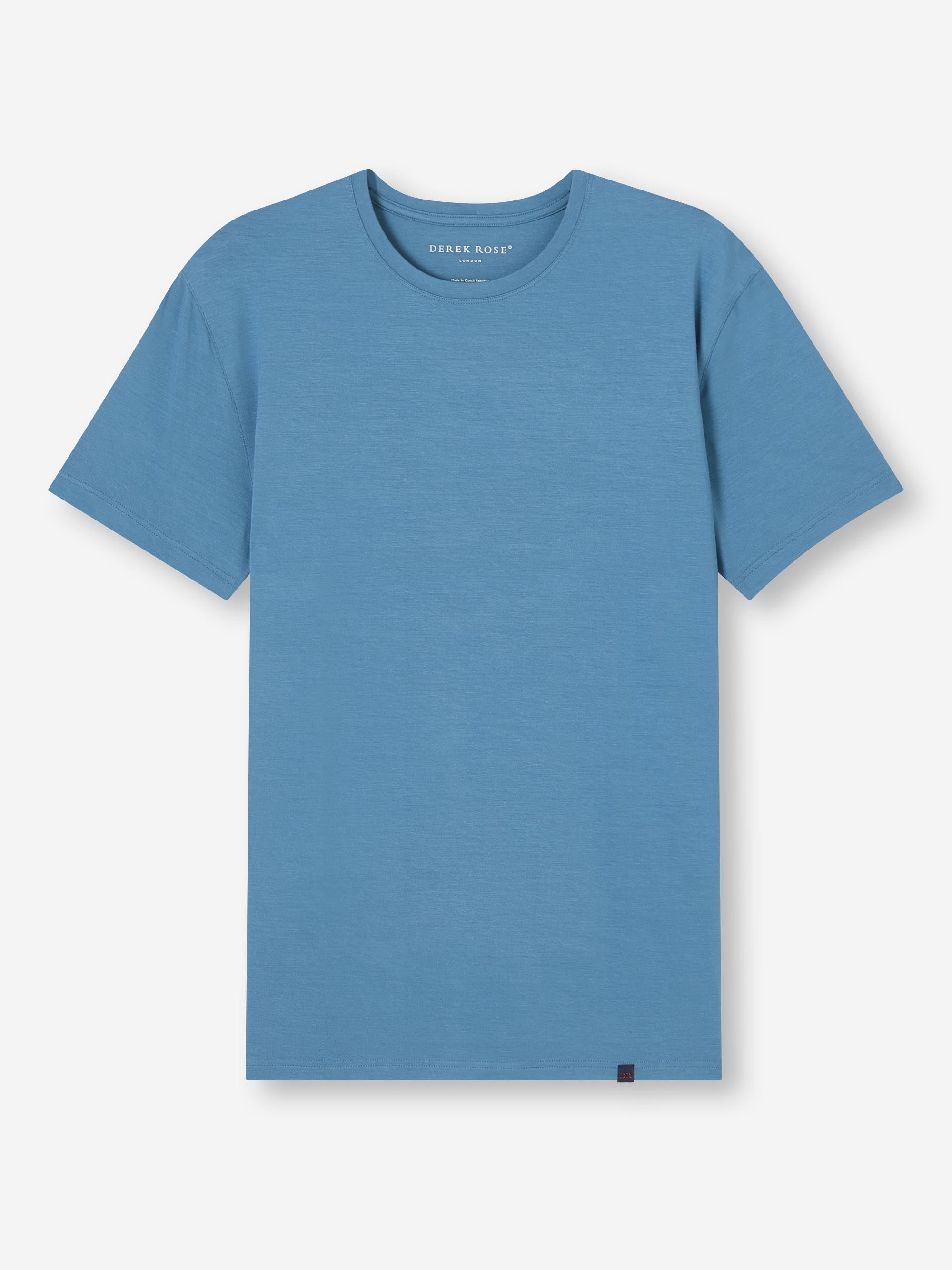 Men's T-Shirt Basel Micro Modal Stretch Steel Blue