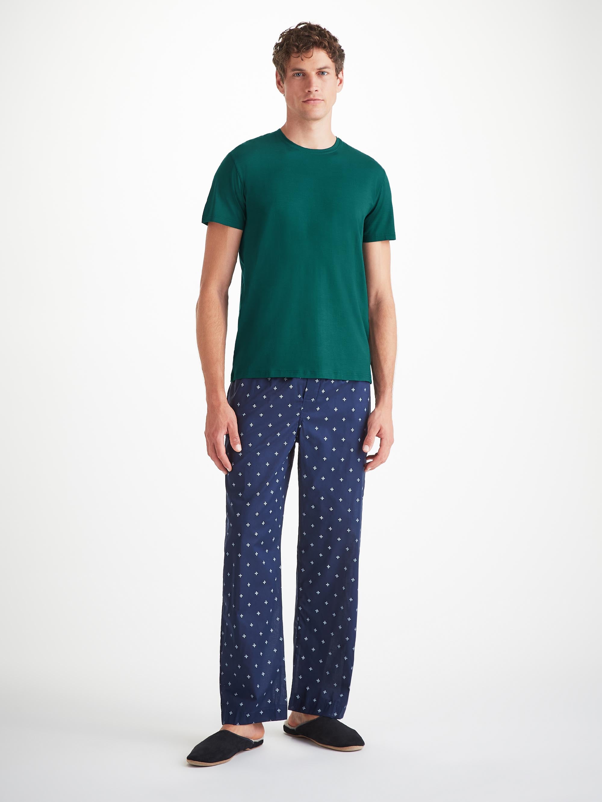 Men's T-Shirt Basel Micro Modal Stretch Pine Green