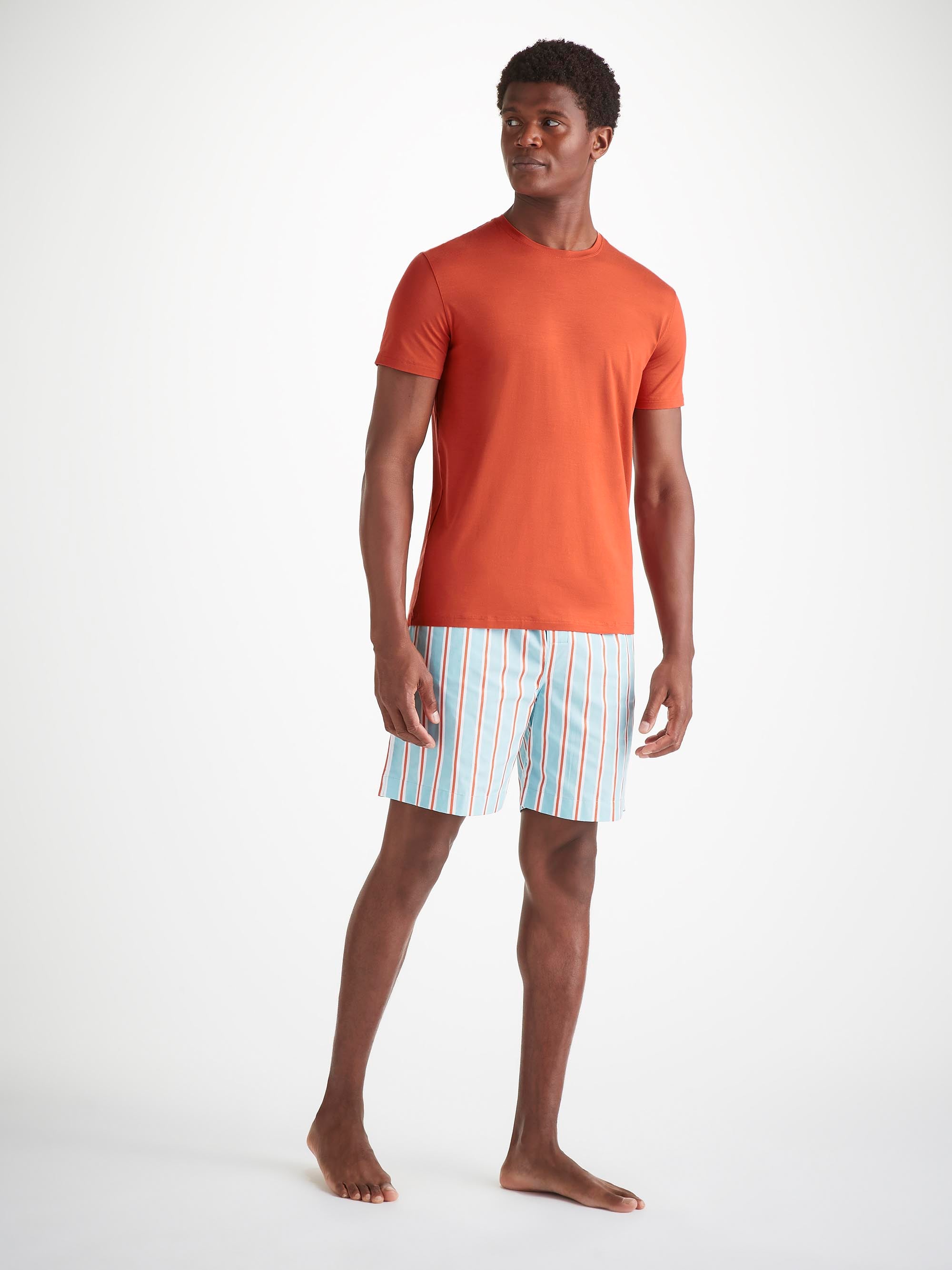 Men's T-Shirt Basel Micro Modal Stretch Spiced Orange