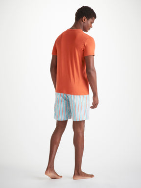 Men's T-Shirt Basel Micro Modal Stretch Spiced Orange