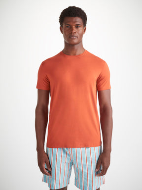 Men's T-Shirt Basel Micro Modal Stretch Spiced Orange