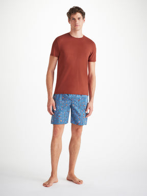 Men's T-Shirt Basel Micro Modal Stretch Rust Red