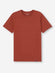 Men's T-Shirt Basel Micro Modal Stretch Rust Red (Size)