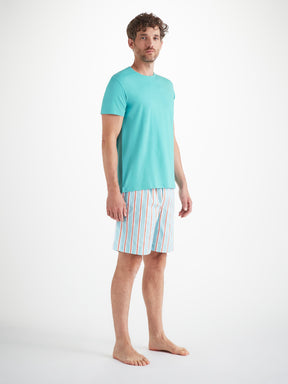 Men's T-Shirt Basel Micro Modal Stretch Turquoise