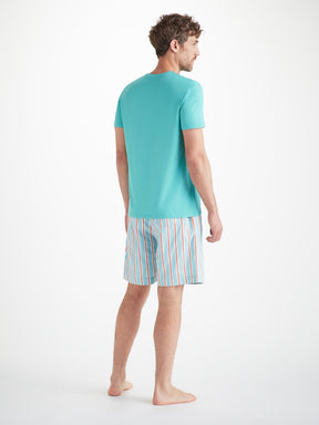 Men's T-Shirt Basel Micro Modal Stretch Turquoise