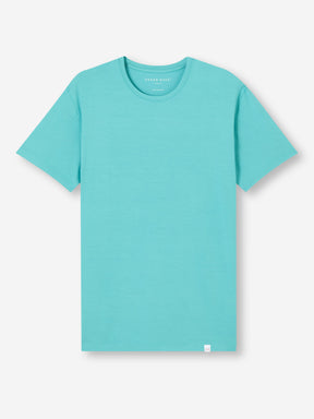 Men's T-Shirt Basel Micro Modal Stretch Turquoise