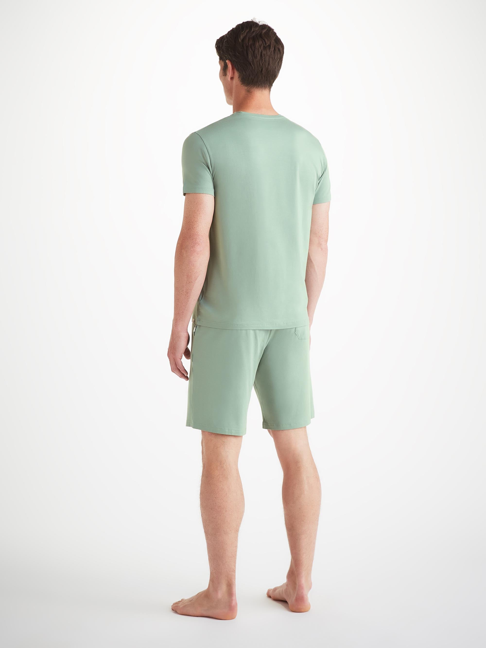 Men's T-Shirt Basel Micro Modal Stretch Eucalyptus