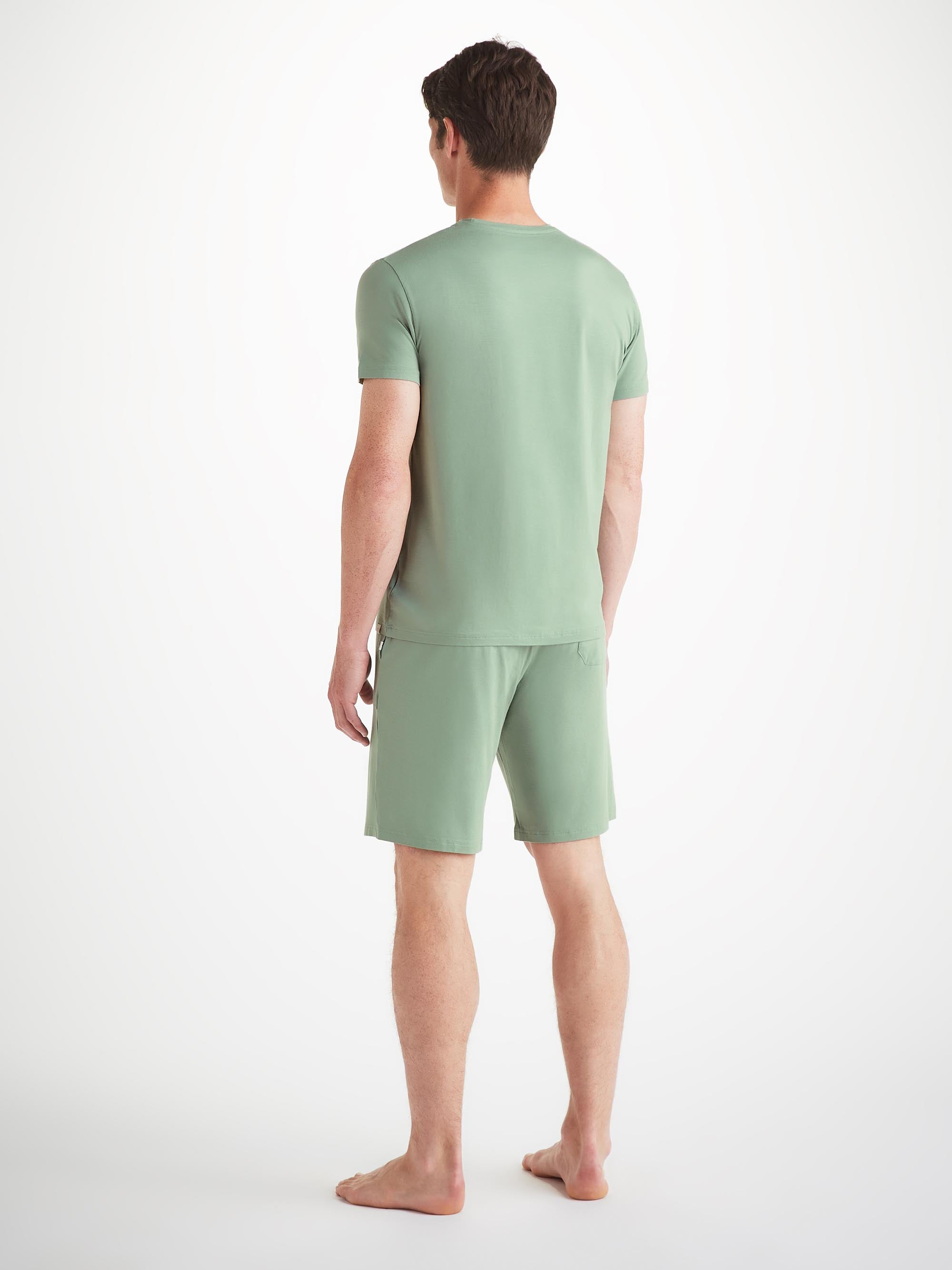 Men's T-Shirt Basel Micro Modal Stretch Eucalyptus