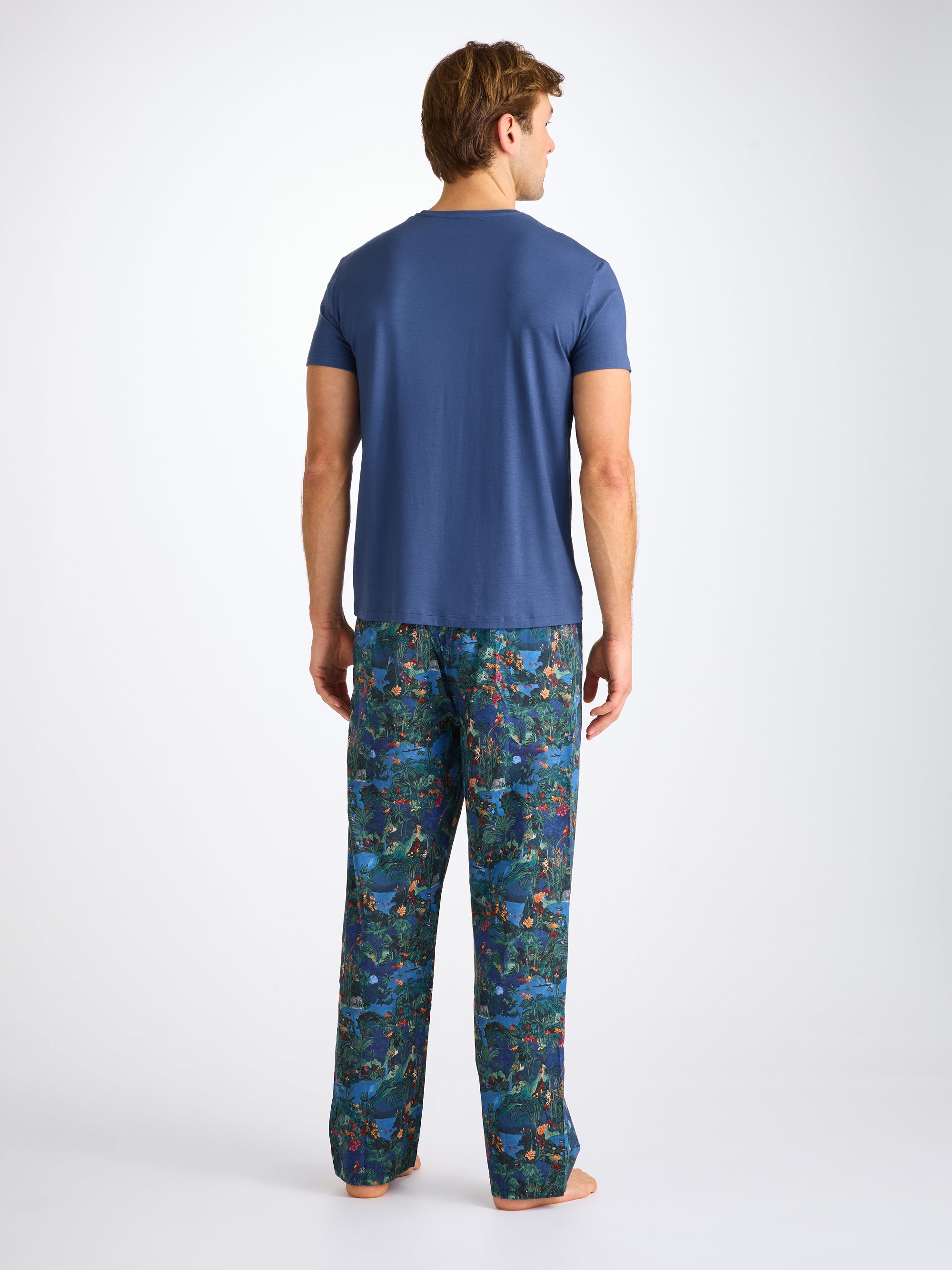 Men's T-Shirt Basel Micro Modal Stretch Sapphire