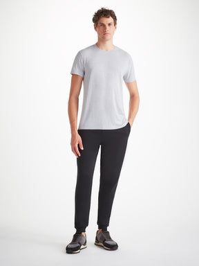 Men's T-Shirt Ethan Micro Modal Stretch Silver Marl