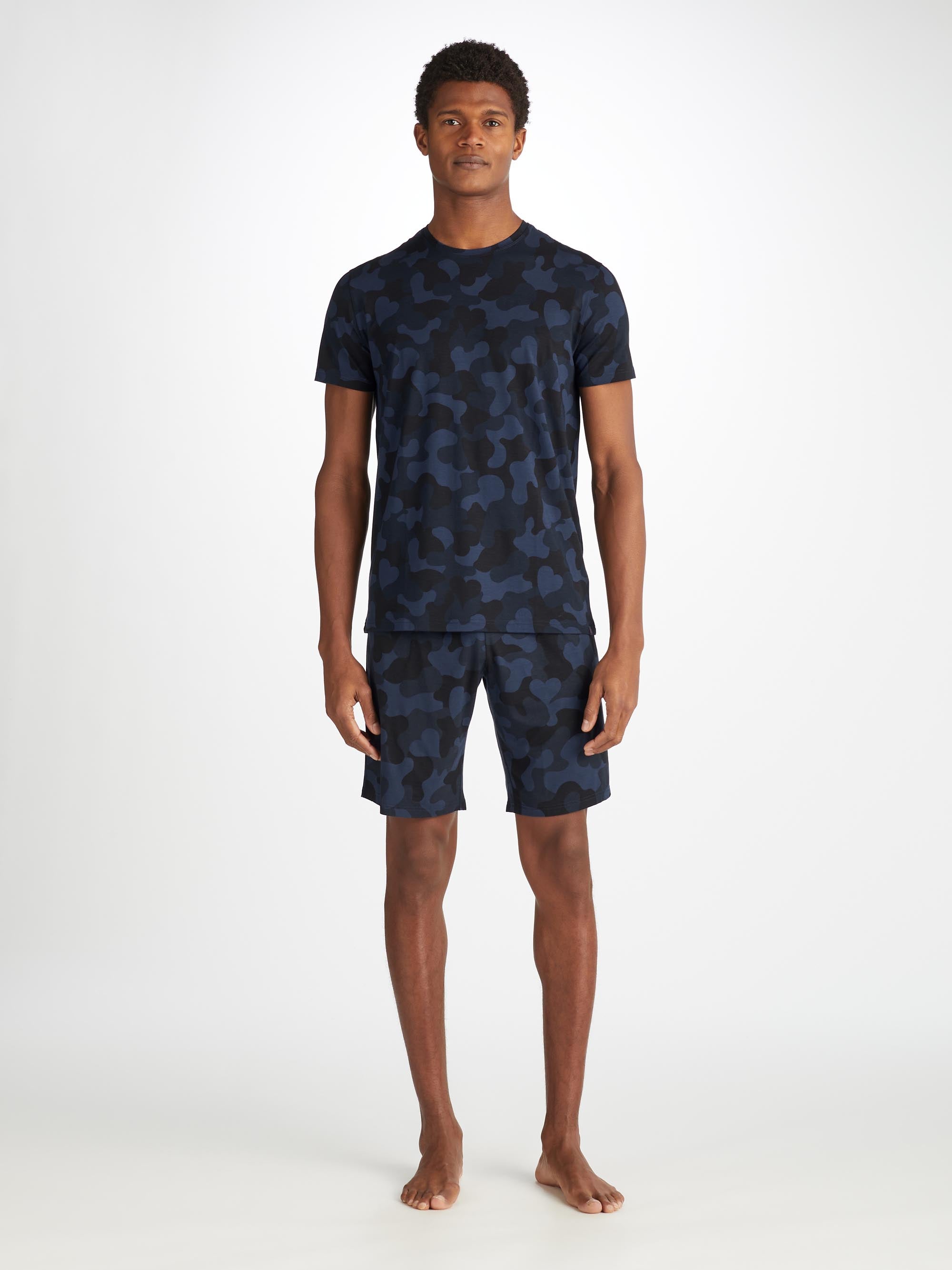 Men's T-Shirt London 11 Micro Modal Navy