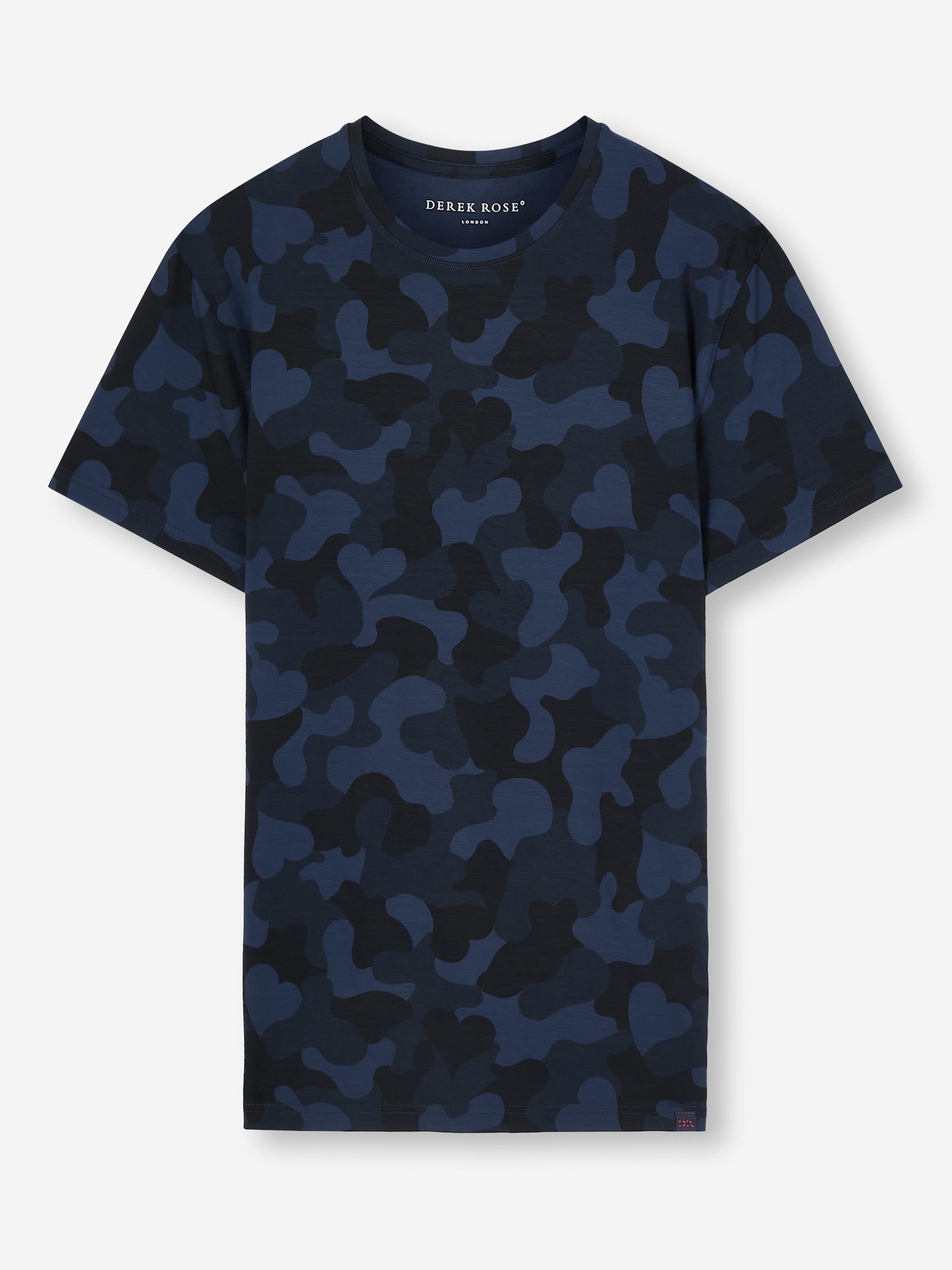 Men's T-Shirt London 11 Micro Modal Navy