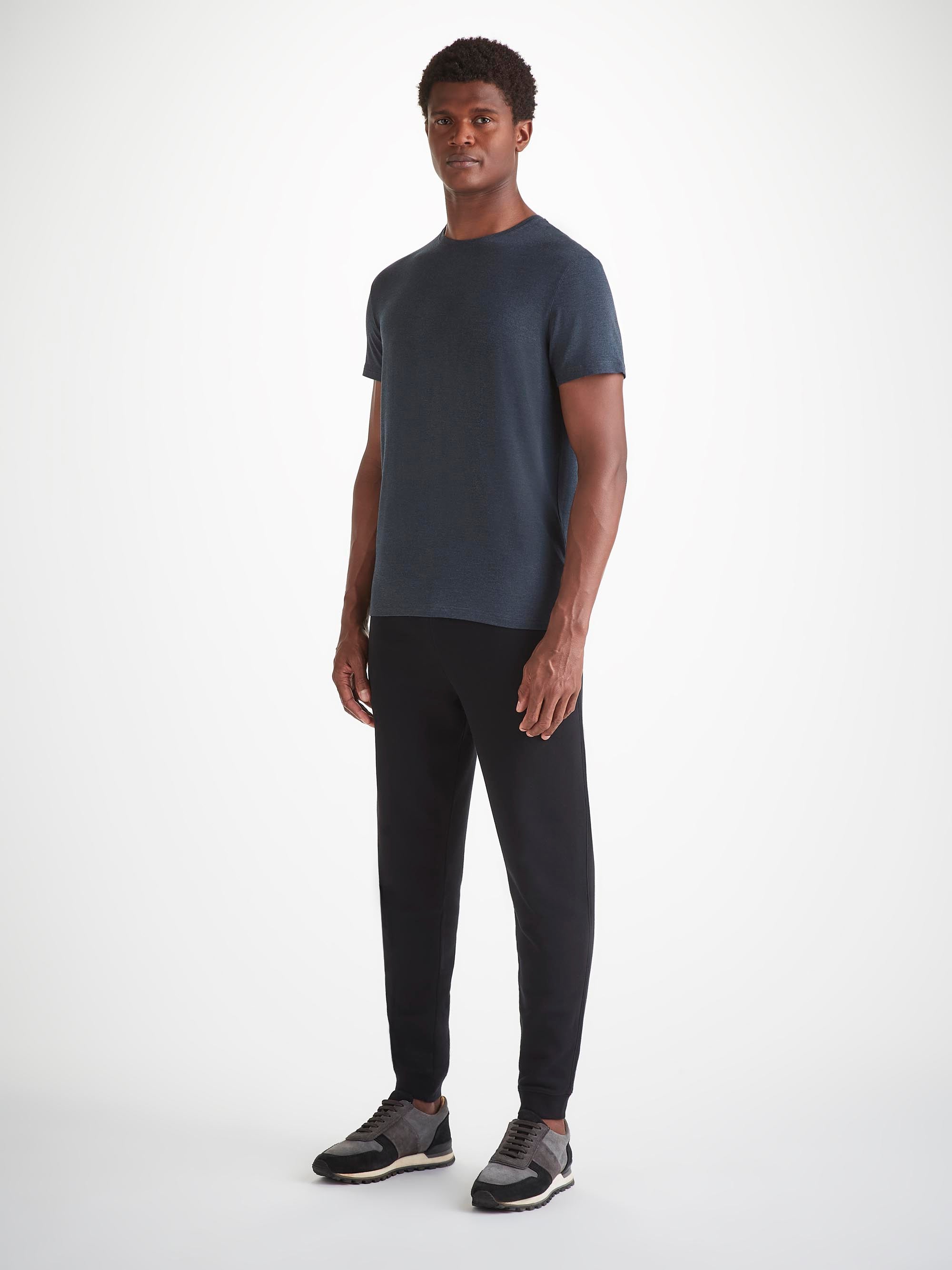 Men's T-Shirt Marlowe Micro Modal Stretch Anthracite