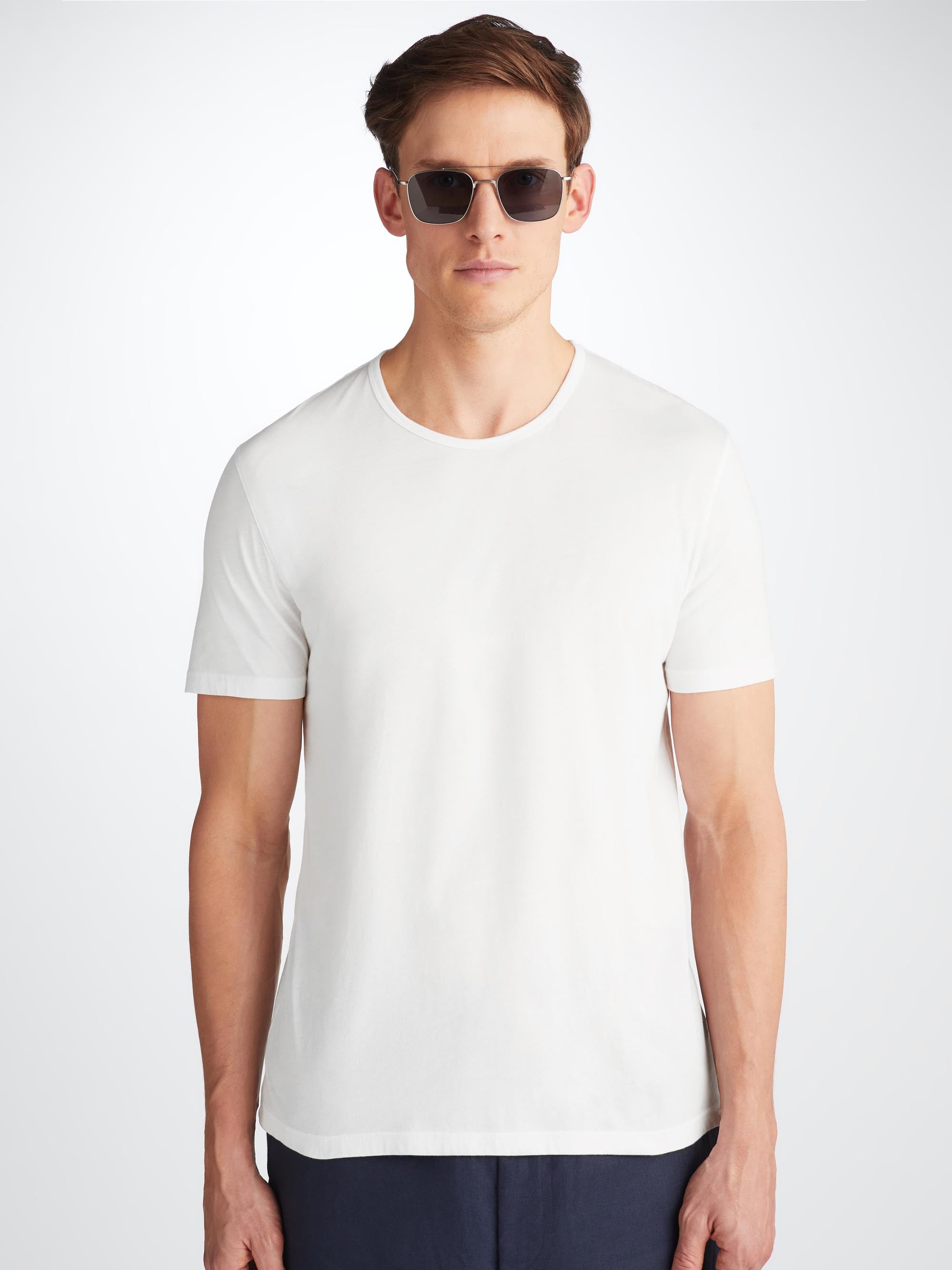 Men's T-Shirt Riley Pima Cotton White