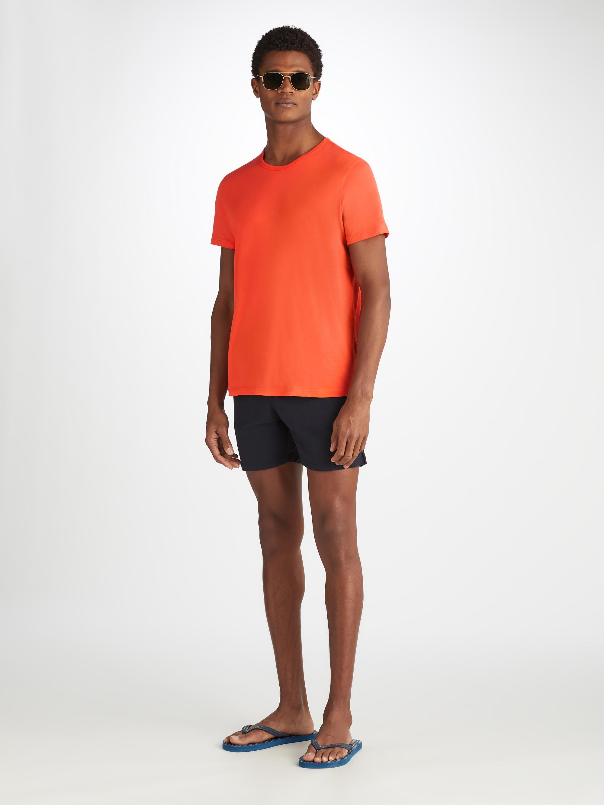 Men's T-Shirt Riley Pima Cotton Orange