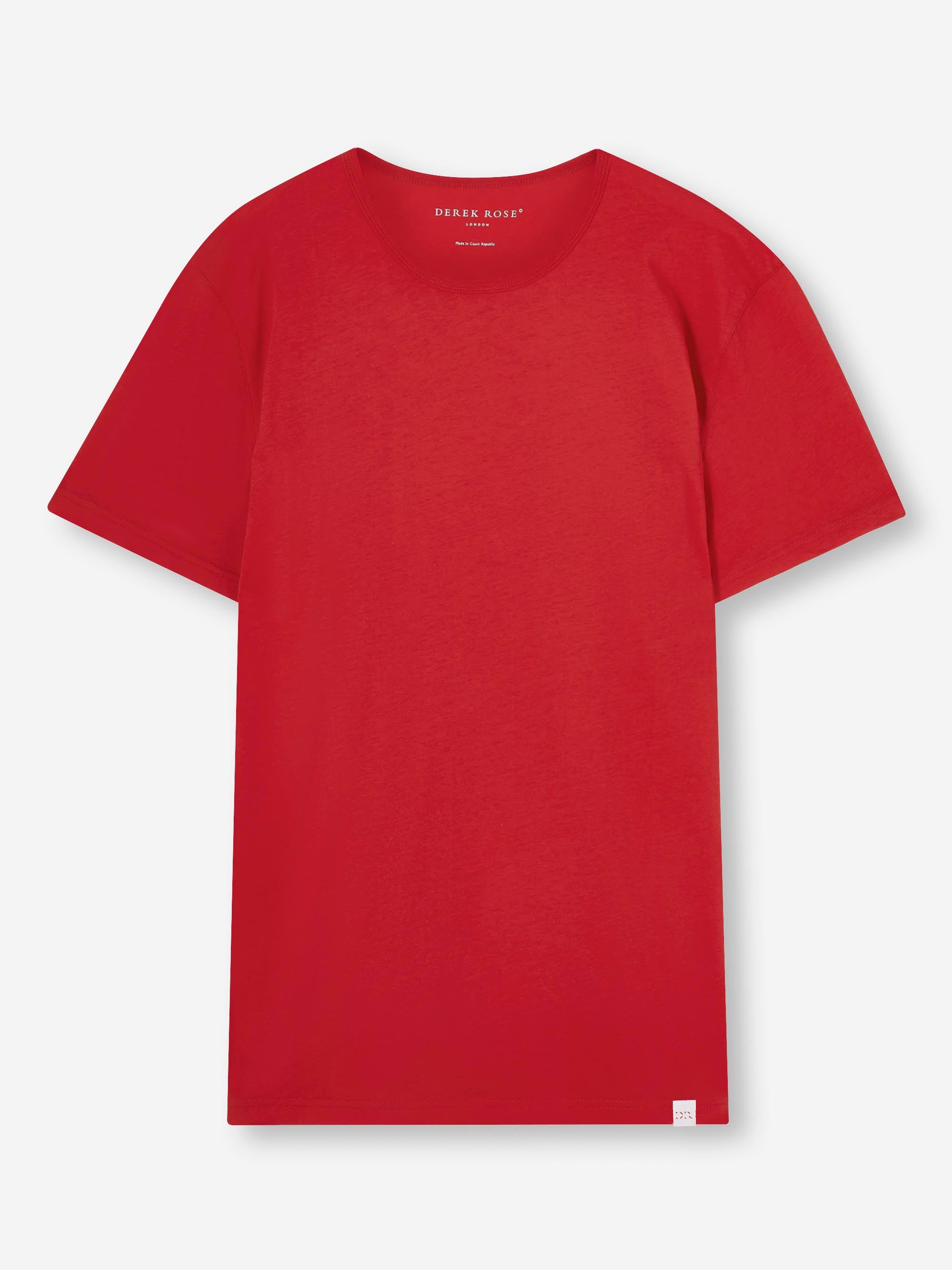 Men's Short Sleeve T-Shirt Riley Pima Cotton Red