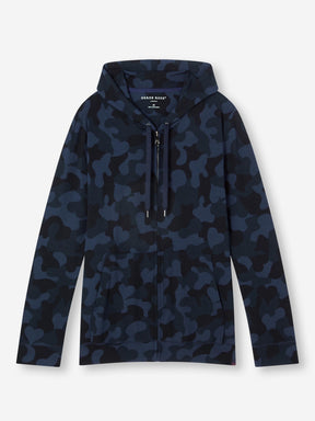 Men's Hoodie London 11 Micro Modal Navy