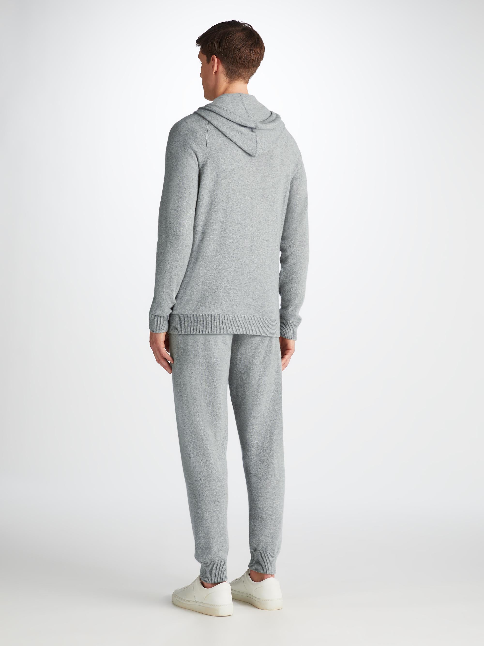 Men's Hoodie Finley Cashmere Silver