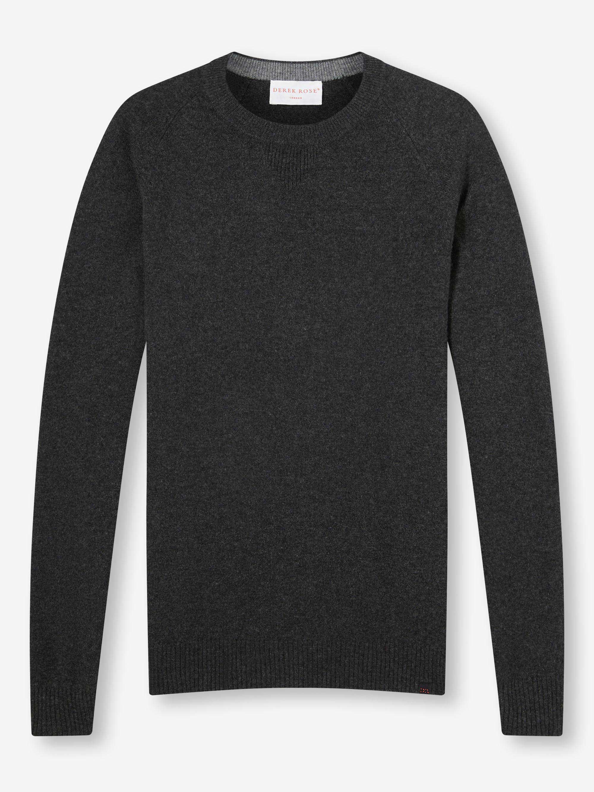 [[Men's Sweater Finley Cashmere Charcoal (Size)]]