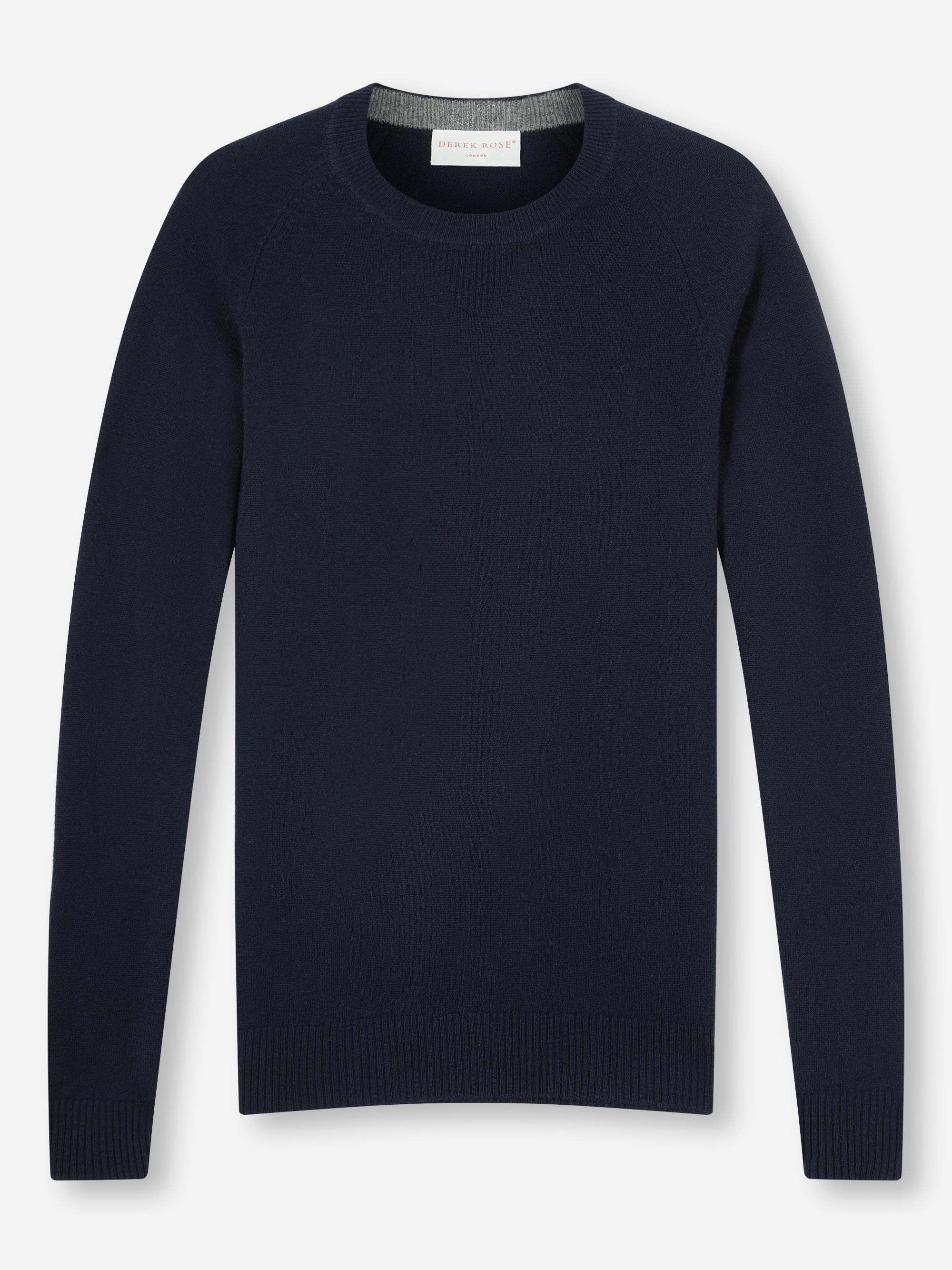 [[Men's Sweater Finley Cashmere Navy (Size)]]