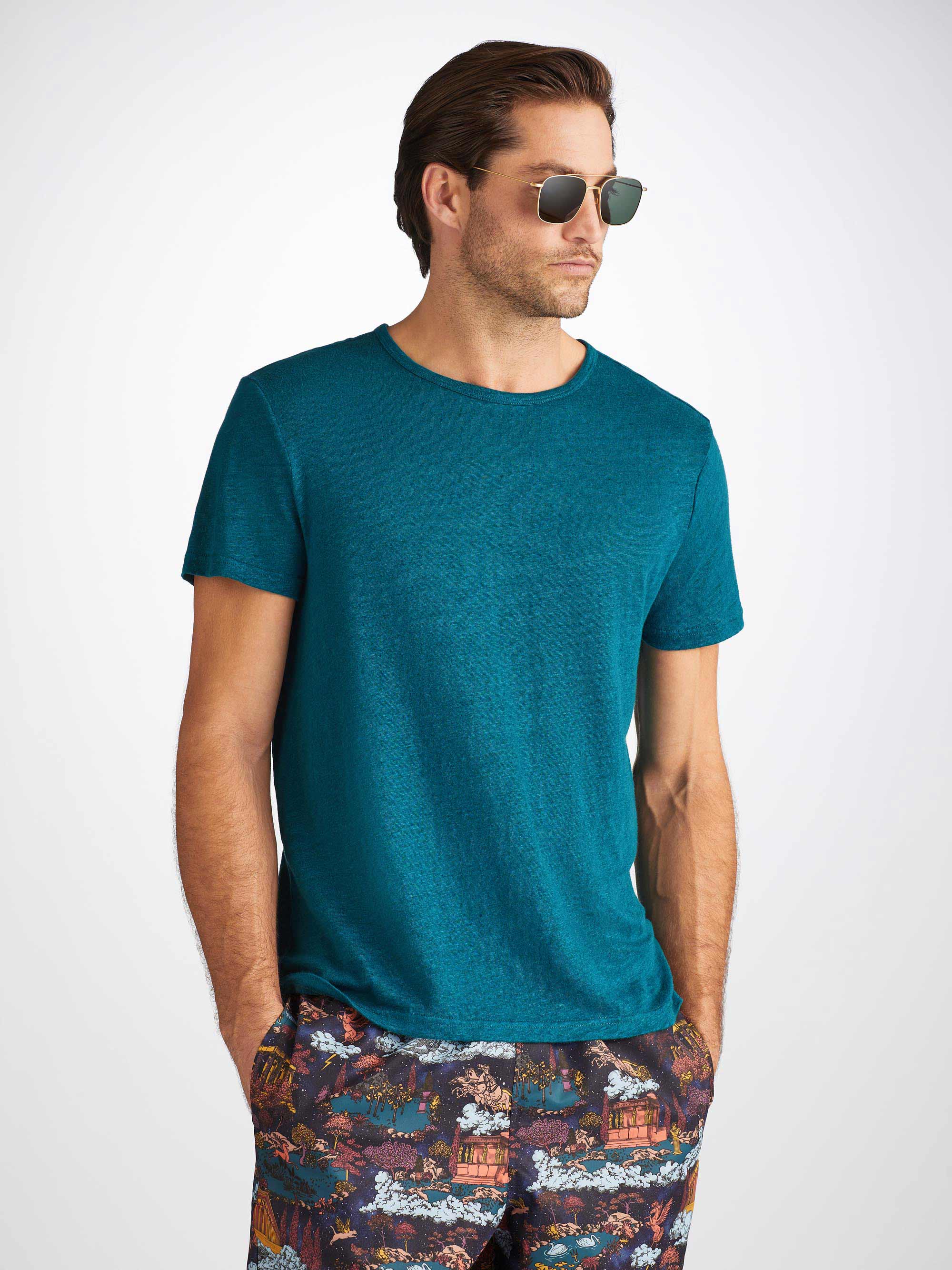 Men's T-Shirt Jordan Linen Teal