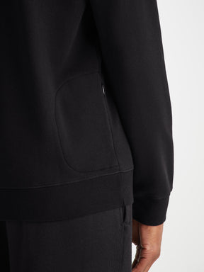 Men's Sweatshirt and Sweatpants Quinn Cotton Modal Black