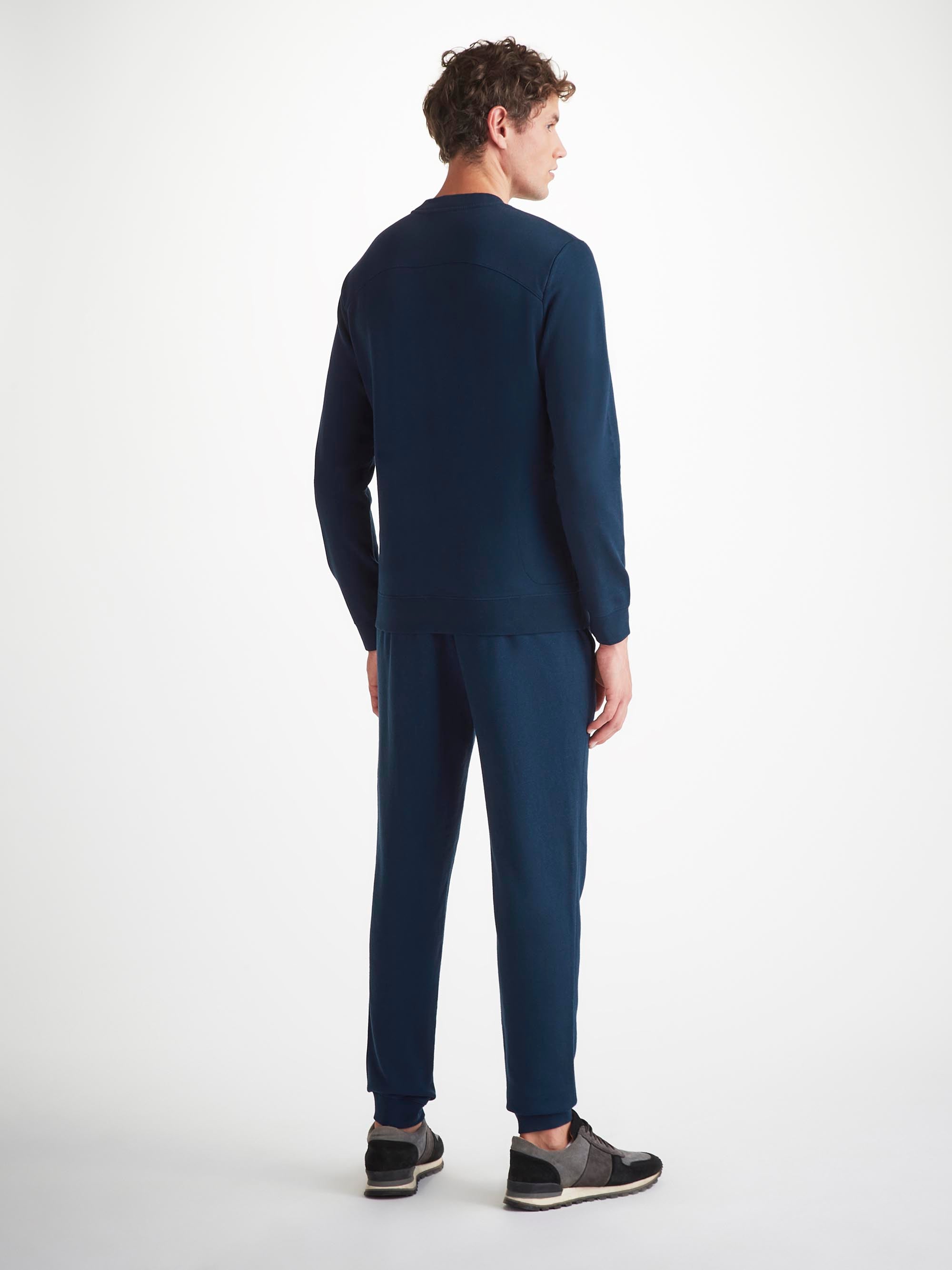 Men's Sweatshirt and Sweatpants Quinn Cotton Modal Navy