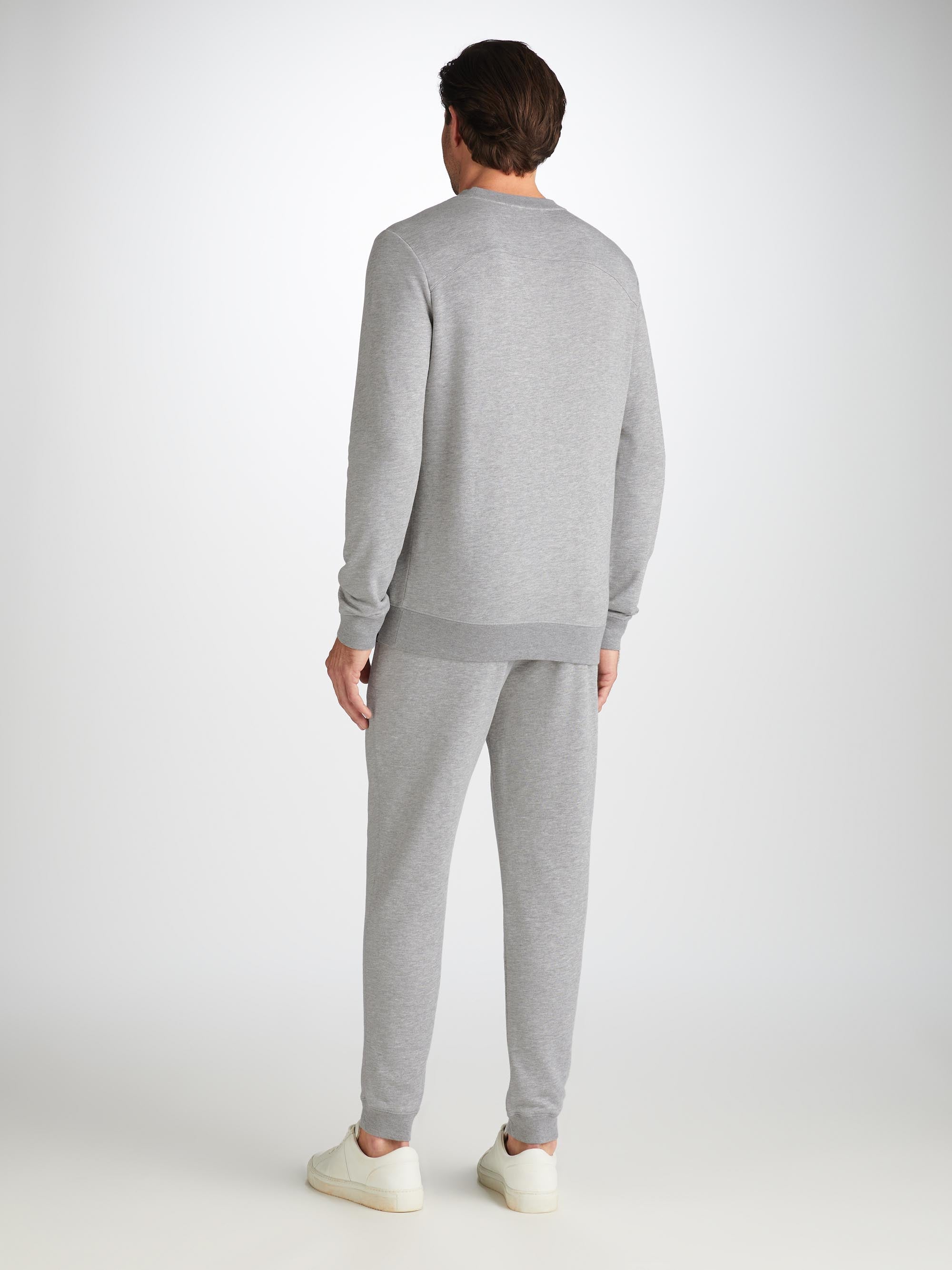 Men's Sweatshirt and Sweatpants Quinn Cotton Modal Silver