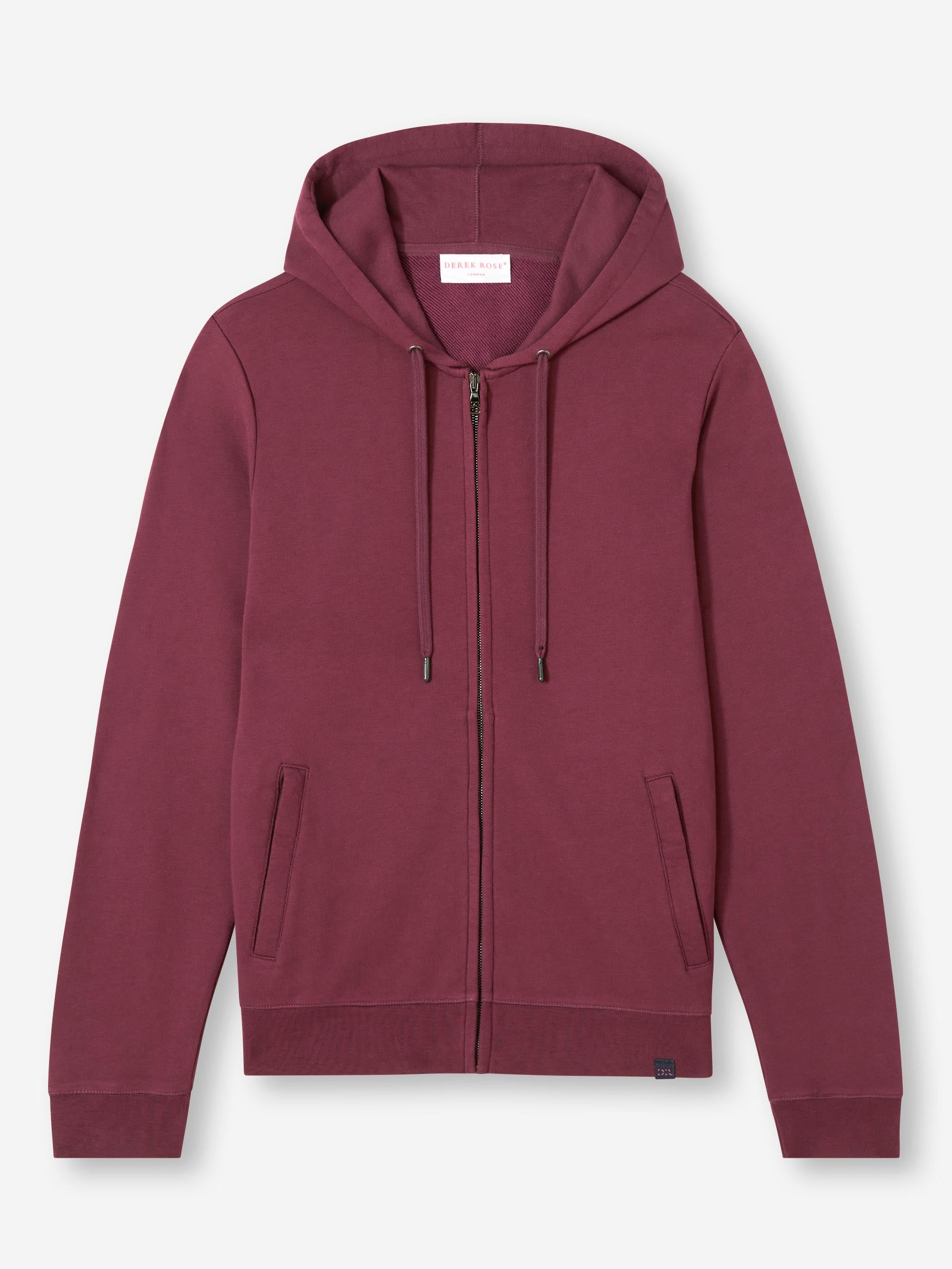 Men's Hoodie Quinn Cotton Modal Burgundy