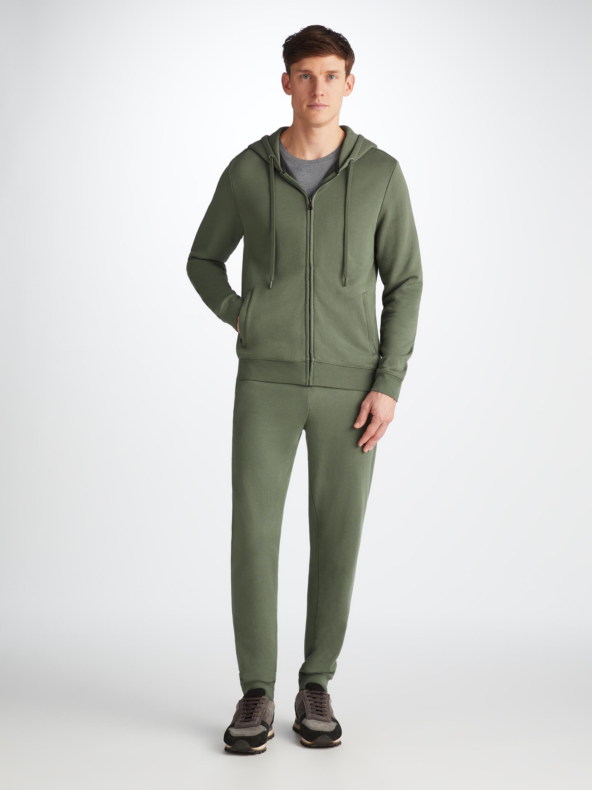 Men's Quinn Hoodie and Sweatpants Soft Green