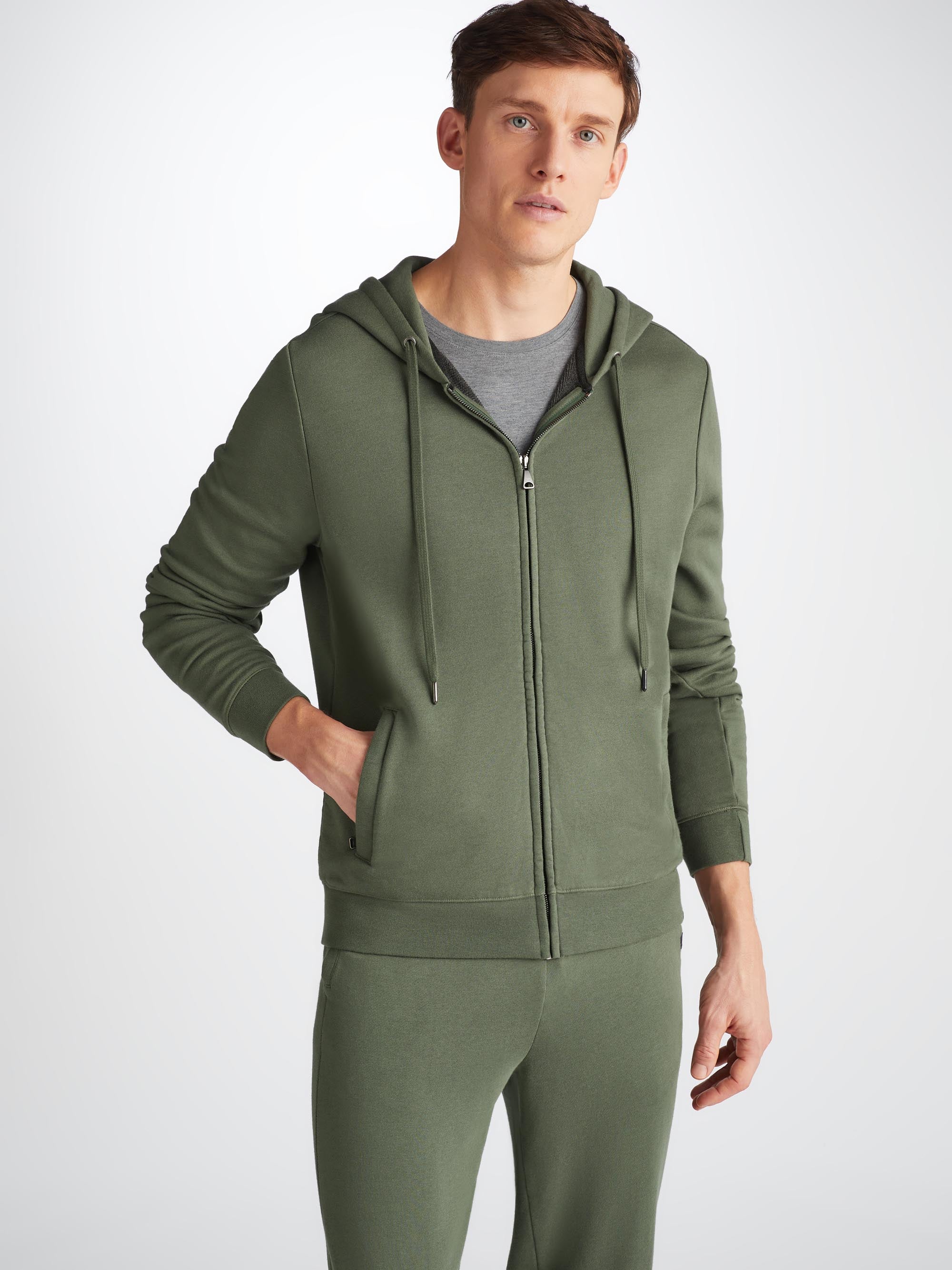 Men's Quinn Hoodie and Sweatpants Soft Green