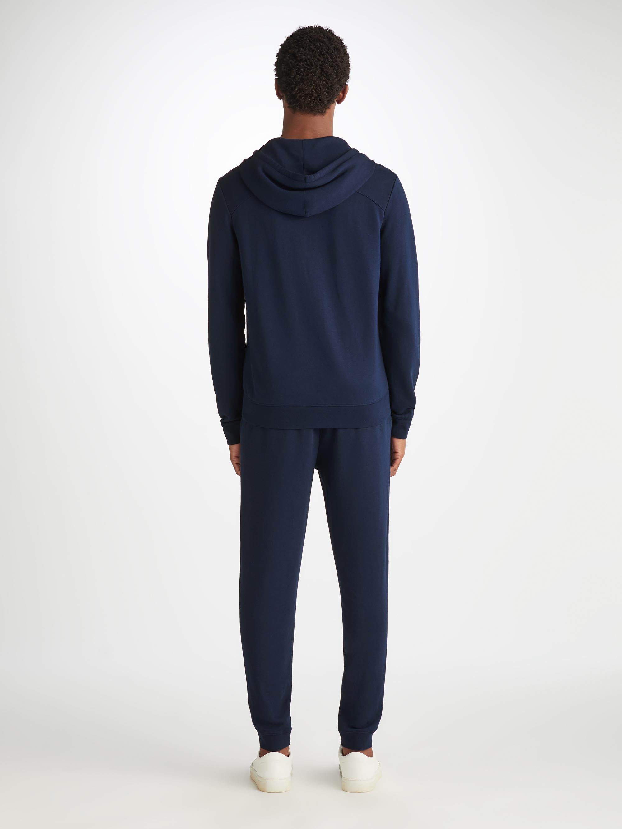 Men's Hoodie Quinn Cotton Modal Navy