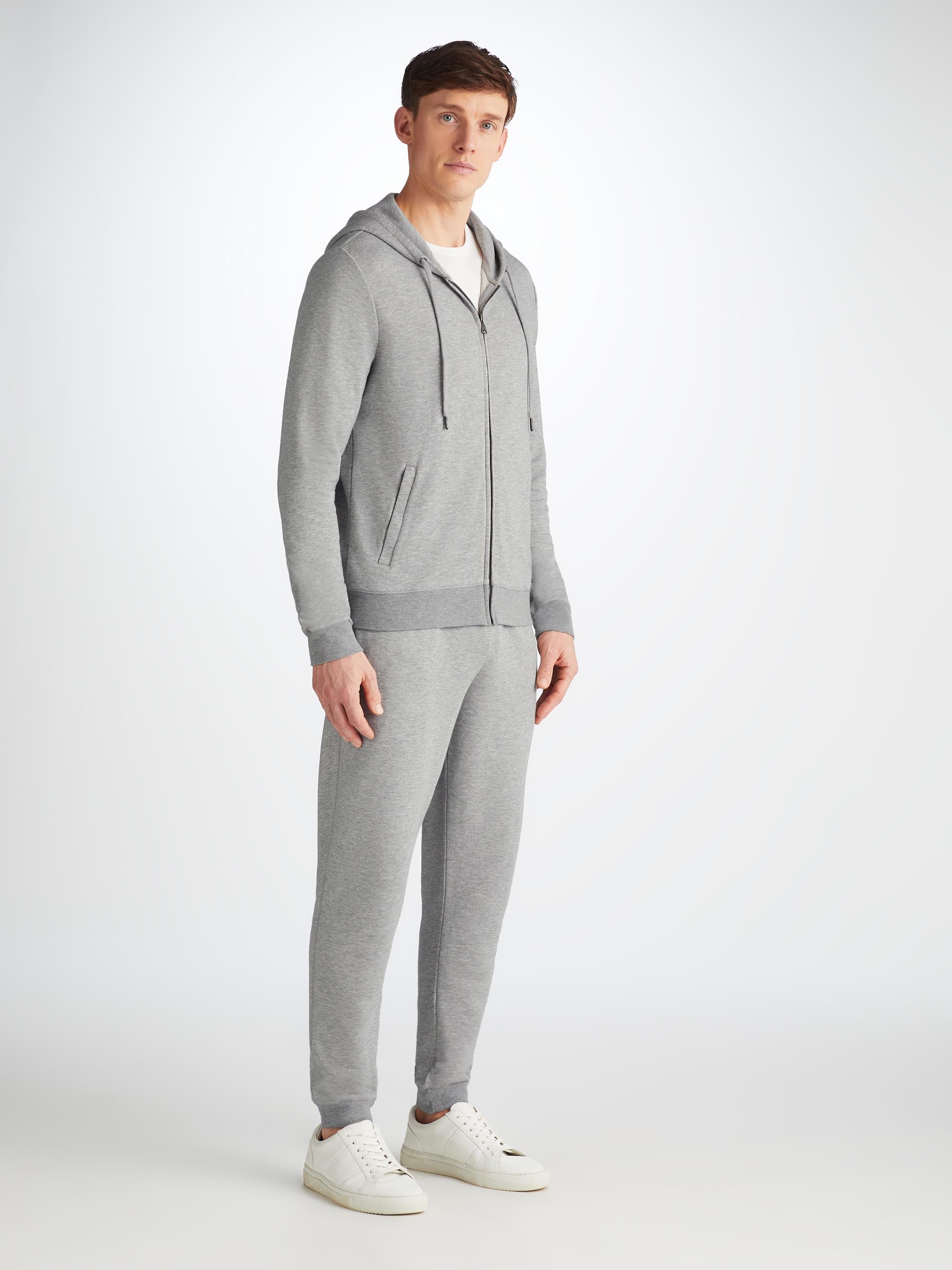 Men's Quinn Hoodie and Sweatpants Silver