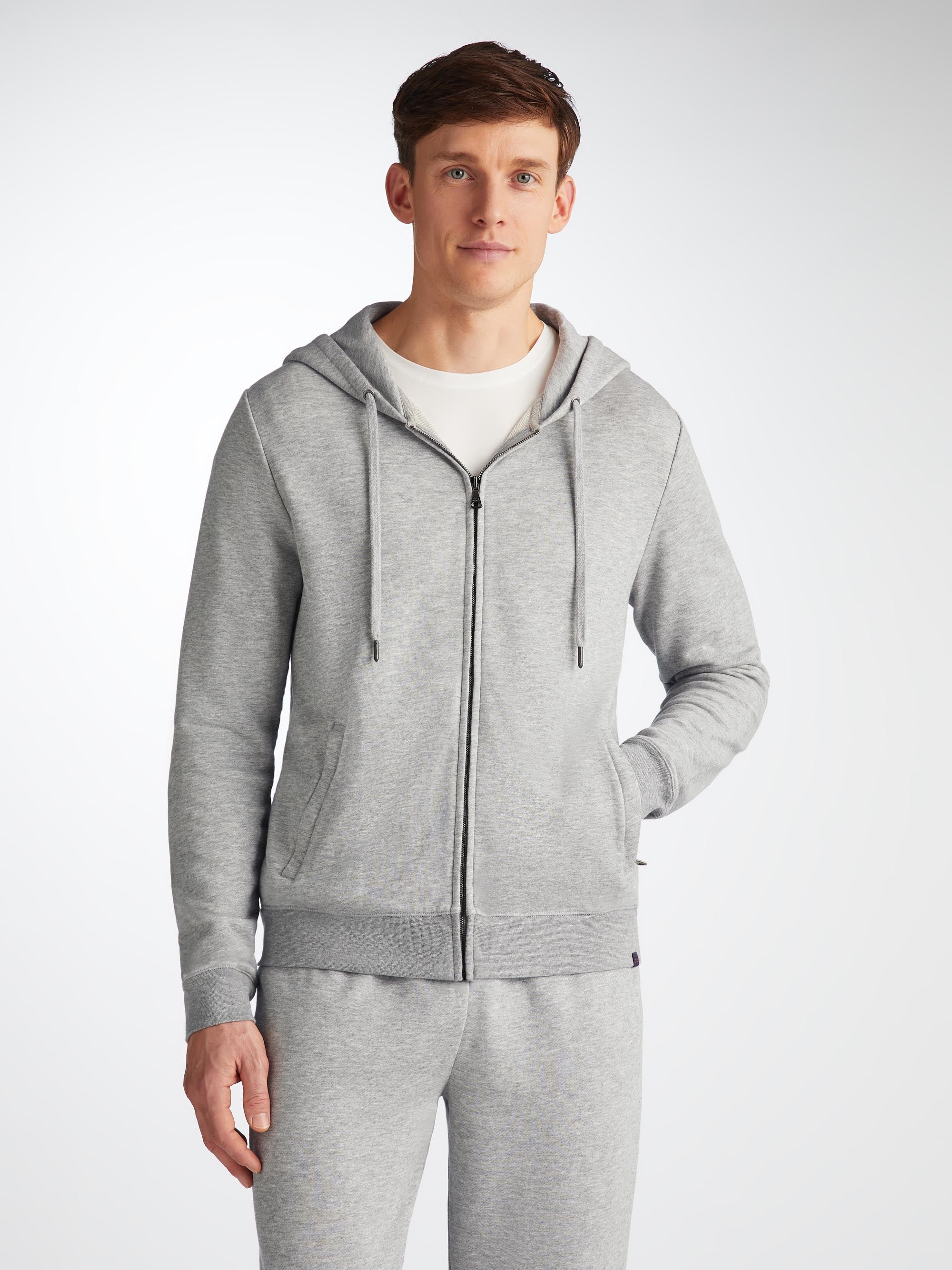 Men's Quinn Hoodie and Sweatpants Silver