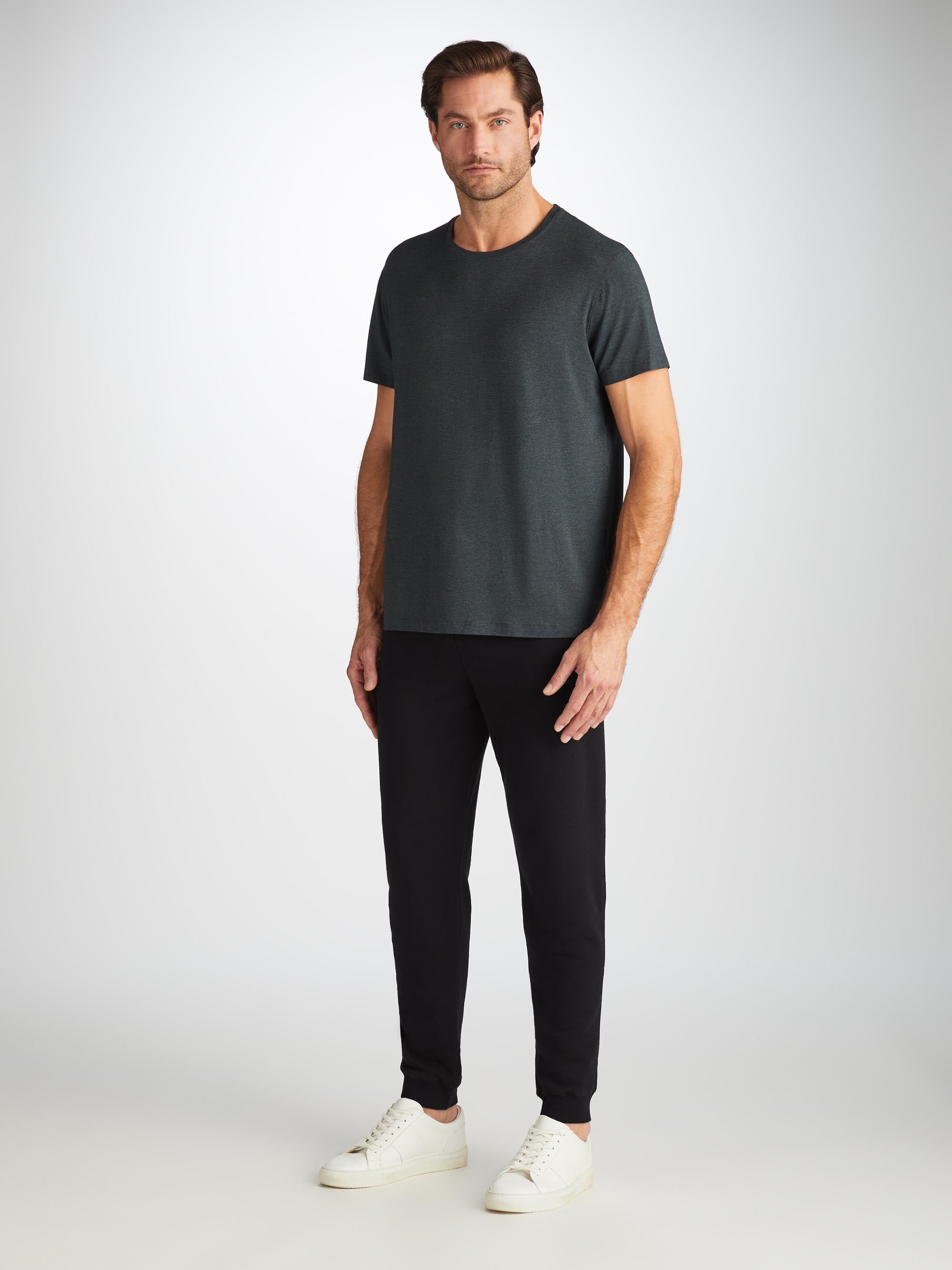 Men's Sweatpants Quinn Cotton Modal Black