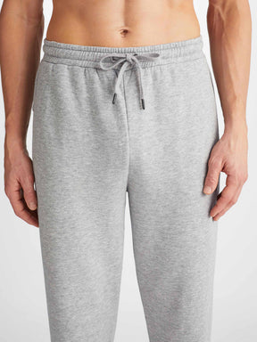 Men's Pullover Hoodie and Sweatpants Quinn Micro Modal Silver