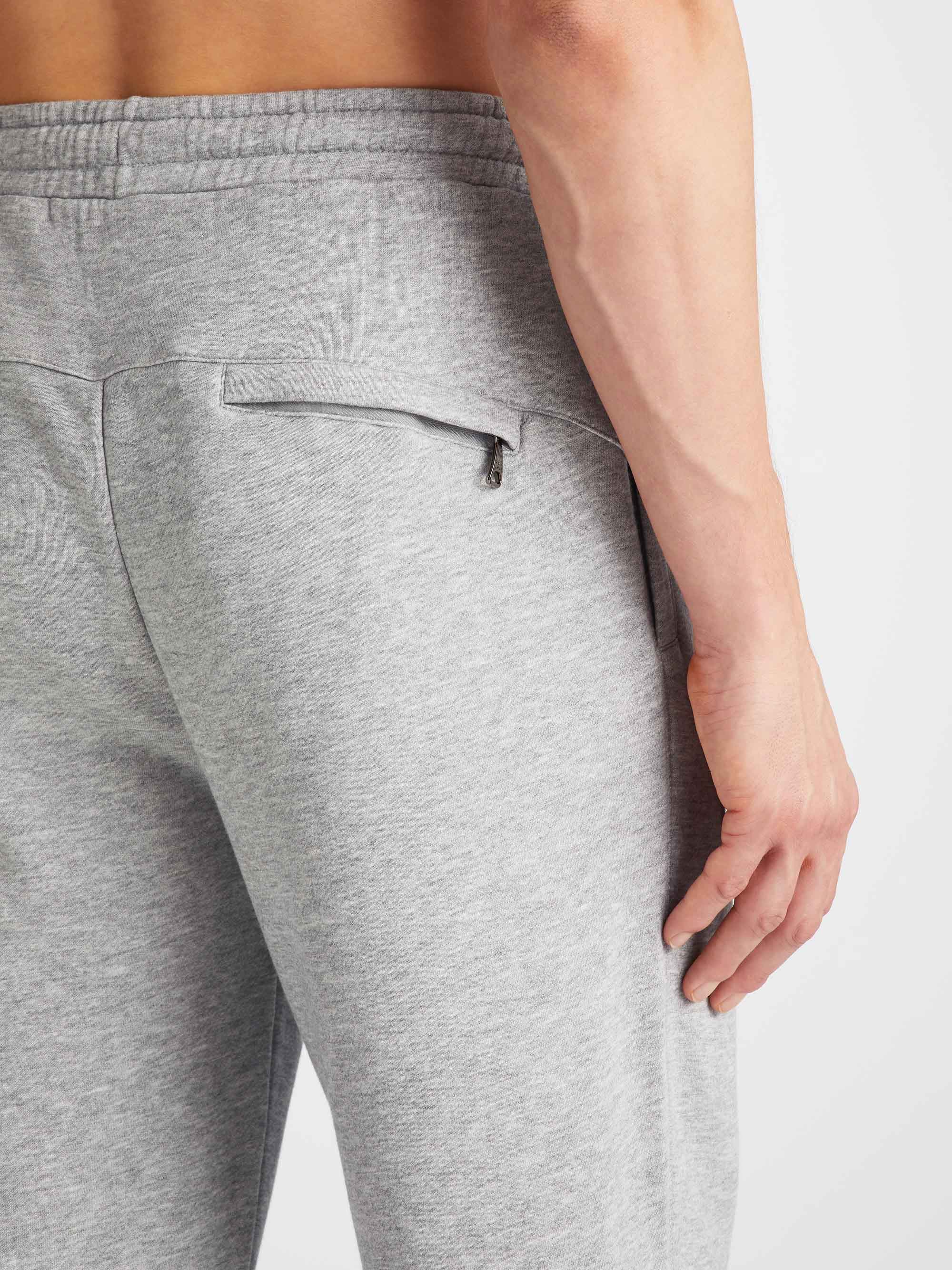 Men's Sweatshirt and Sweatpants Quinn Cotton Modal Silver