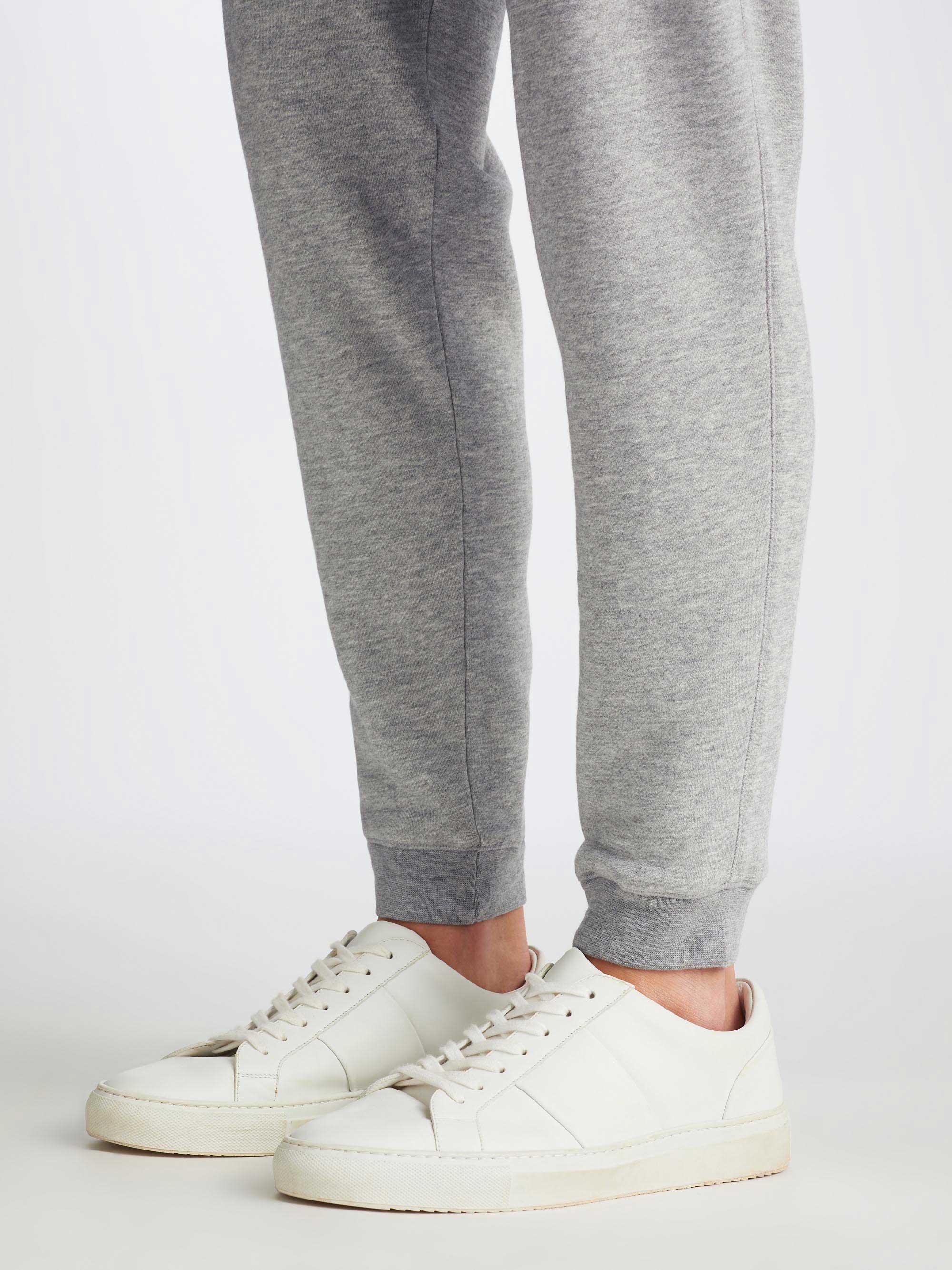 Men's Sweatshirt and Sweatpants Quinn Cotton Modal Silver