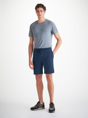 Men's Sweat Shorts Quinn Cotton Modal Navy