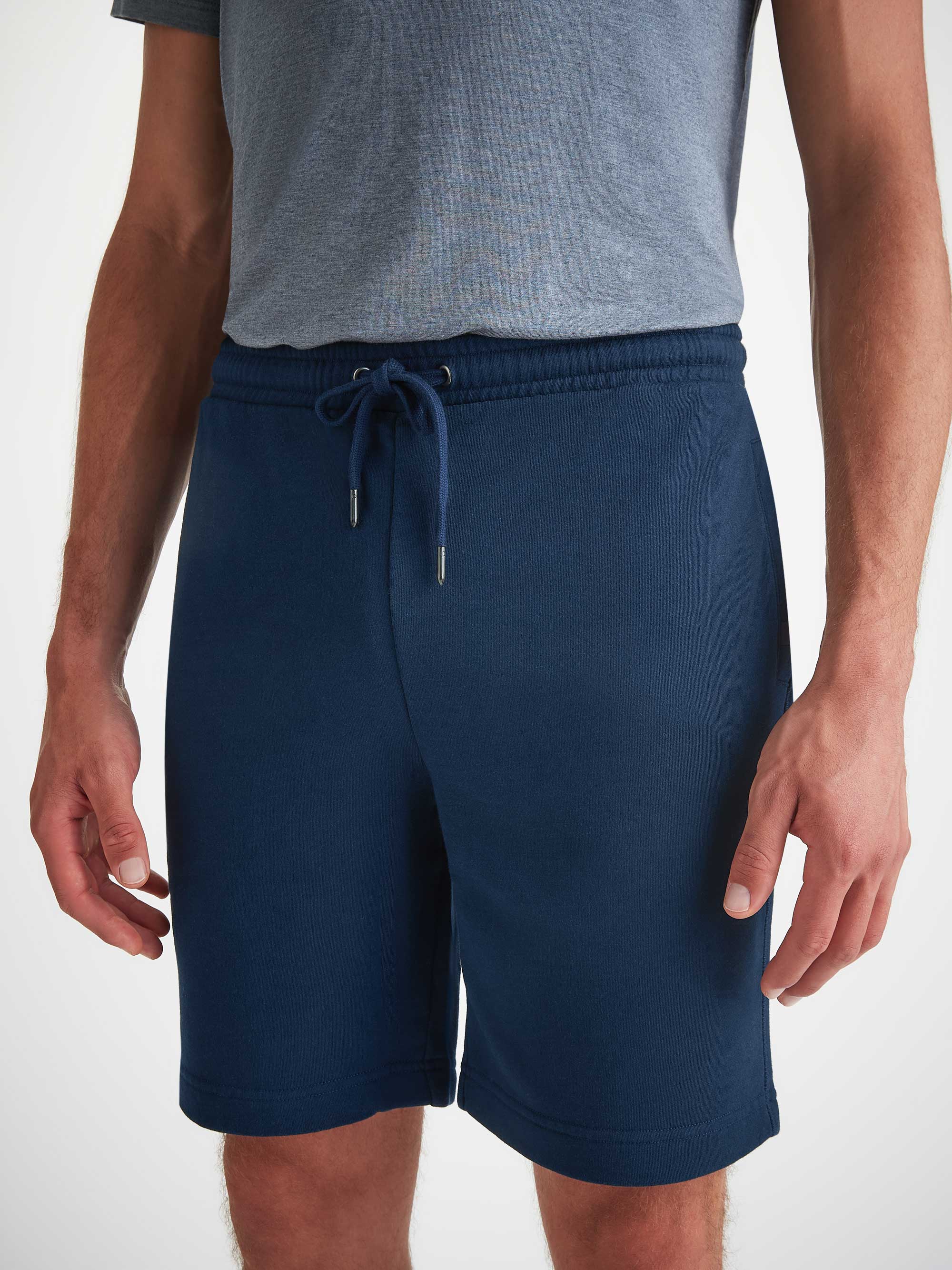 Men's Sweat Shorts Quinn Cotton Modal Navy